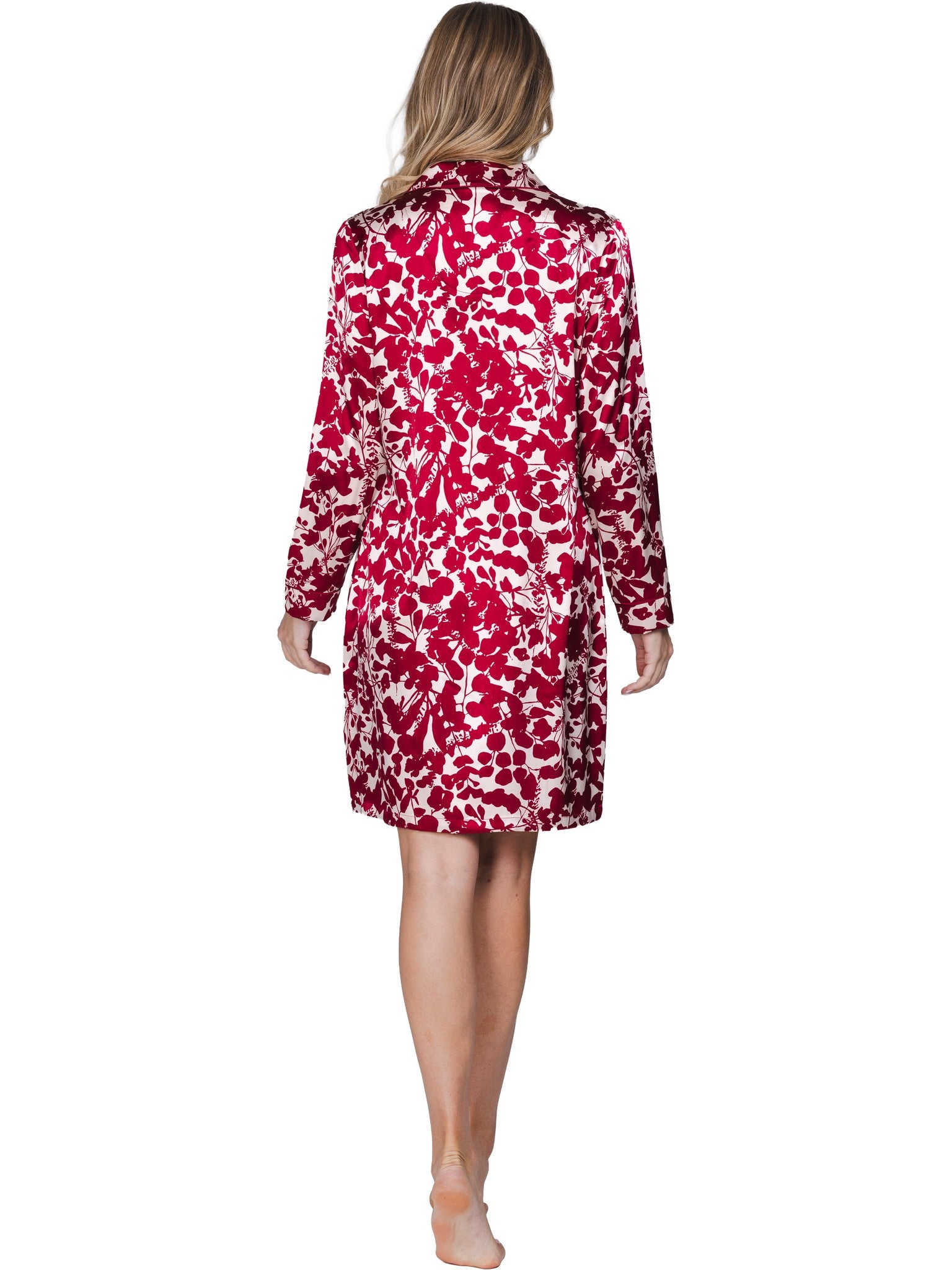 pastunette-premium-scarlet-bloom-nachthemd-satin-rot-blumen image 4
