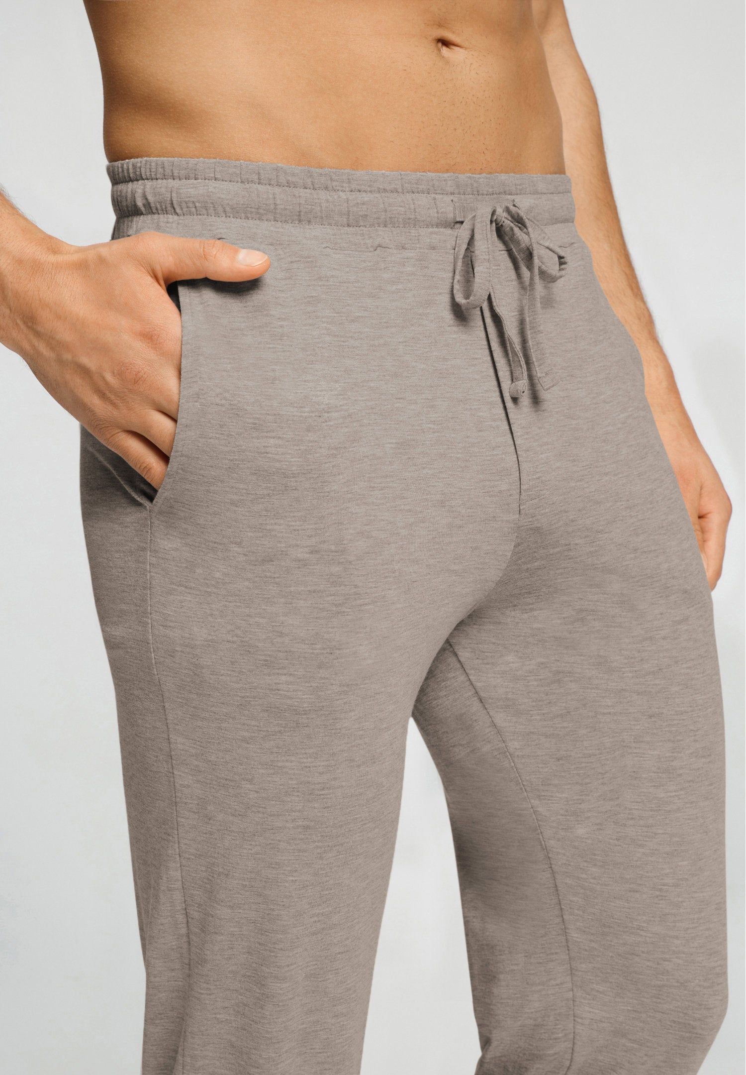 hanro-casuals-winter-long-pants-pyjamahose-toffee-melange-wolle image 6