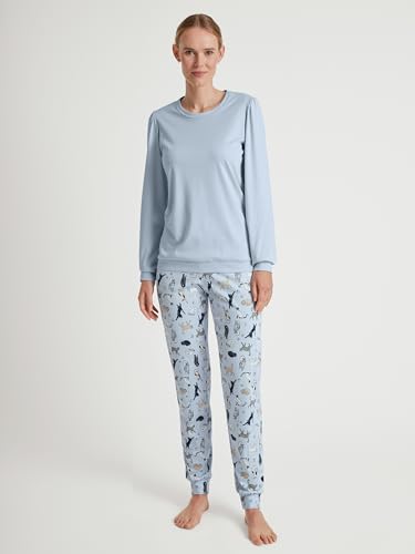 calida-favourites-dreams-cat-dreams-pyjamaset-damen-48-50-harmony-blue image 6