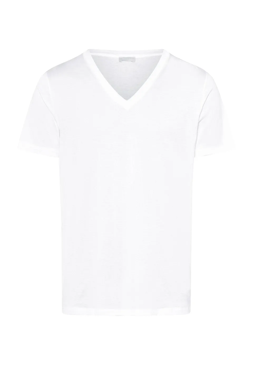 hanro-cotton-sporty-t-shirt-073510-wei-v-ausschnitt image 1