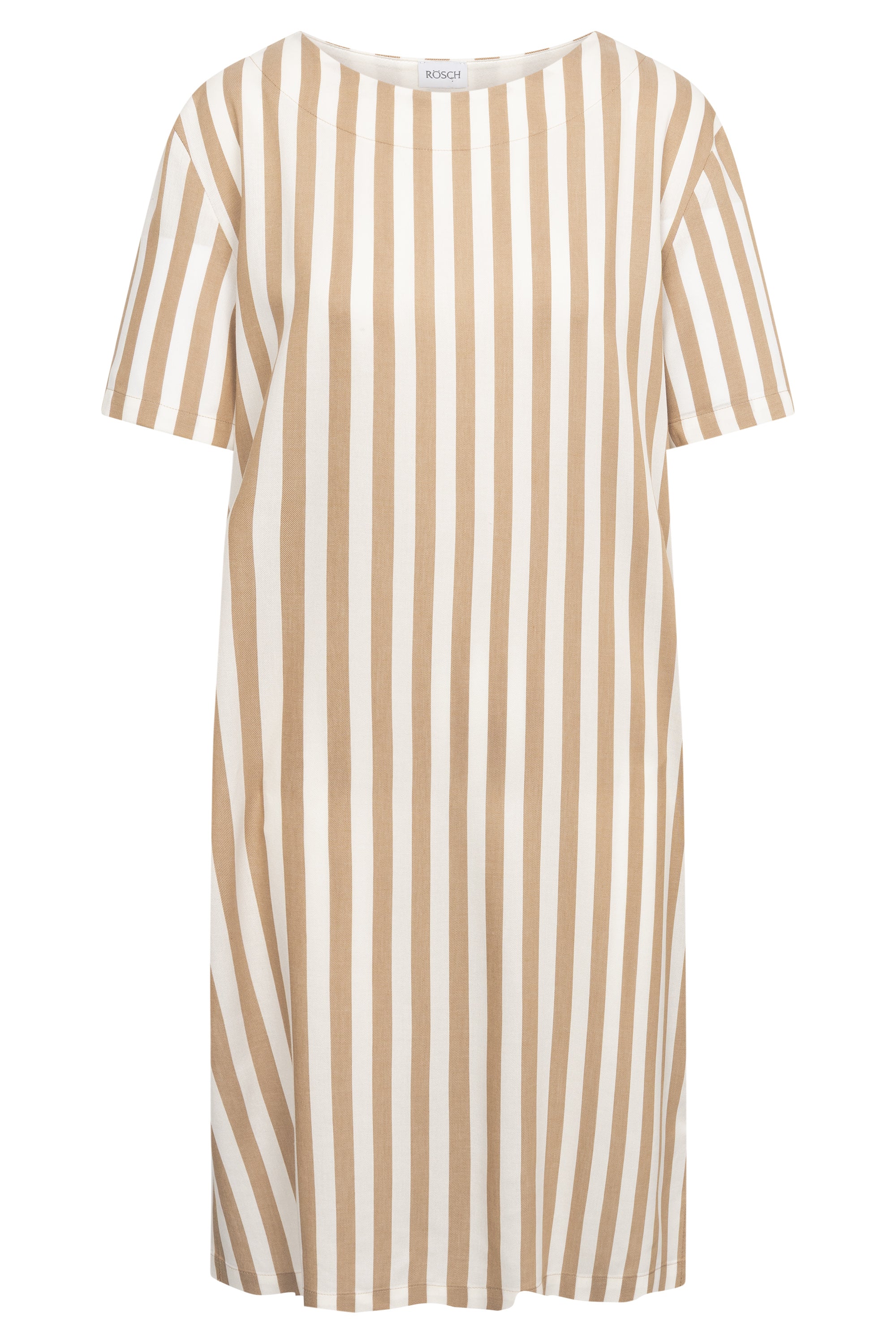 r-sch-be-happy-freizeitkleid-midi-streifen-braun-mit-taschen image 2