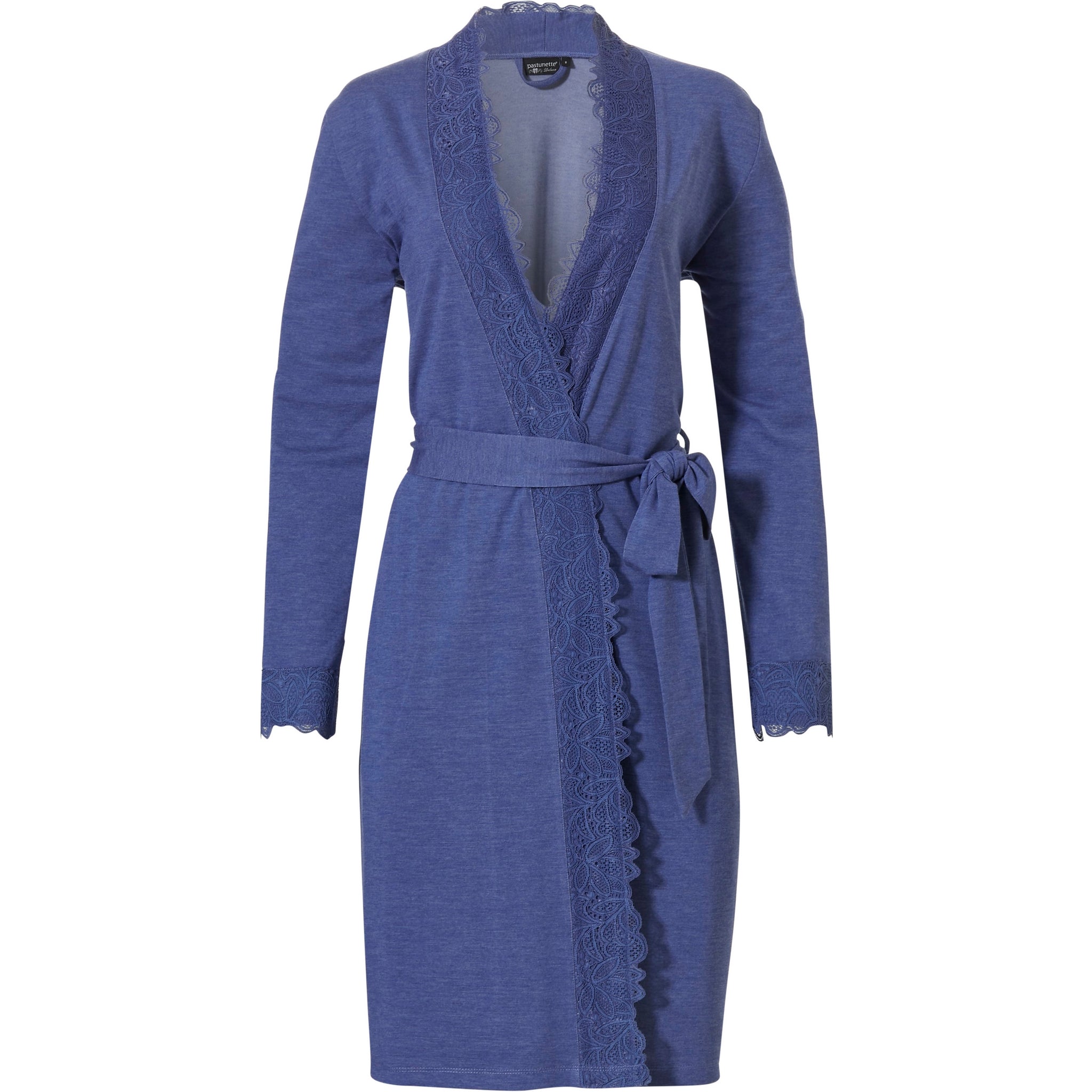pastunette-deluxe-lace-blue-kimono-bademantel-blau image 1