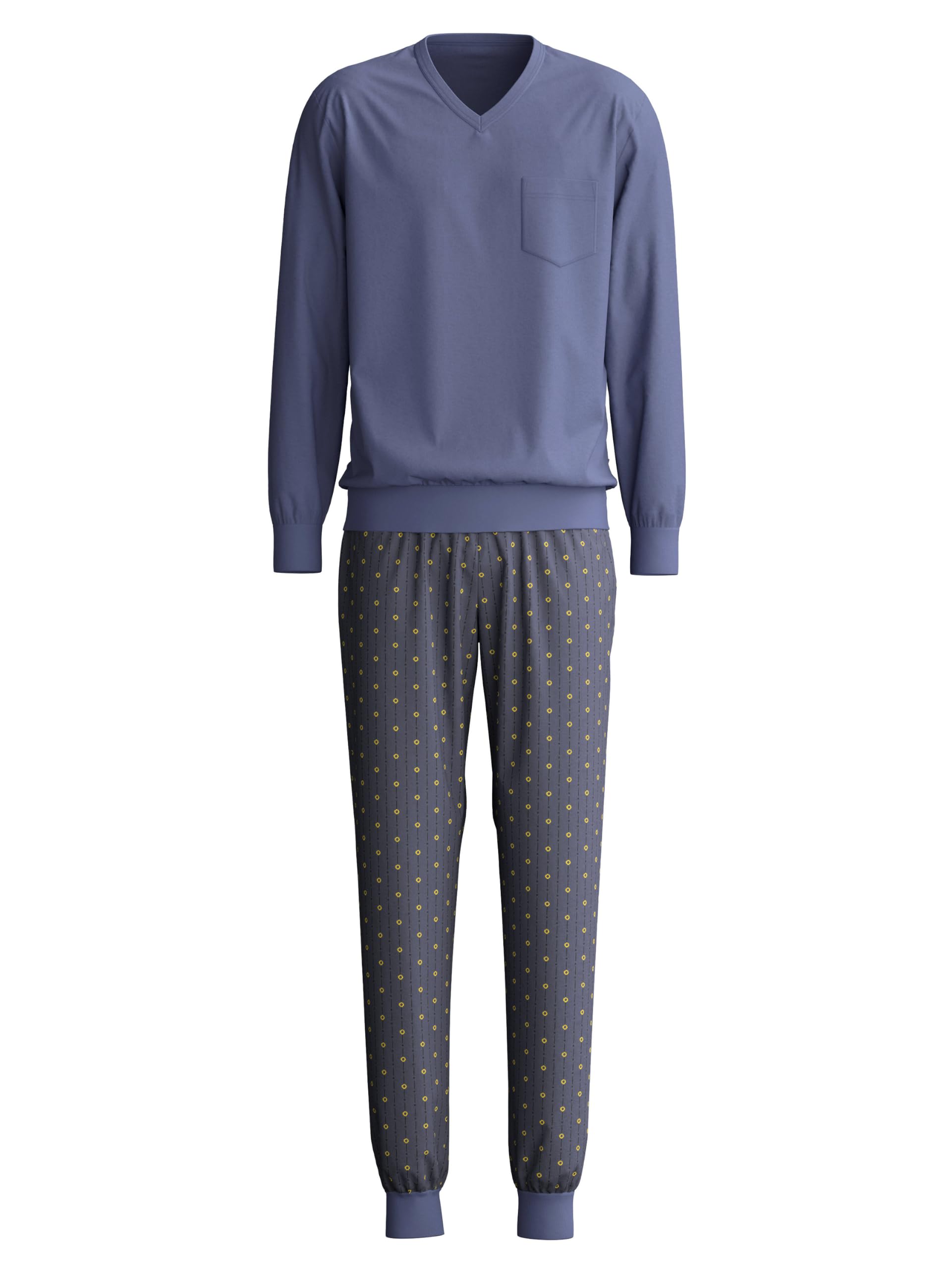 calida-relax-imprint-b-ndchen-pyjama-herren-mit-b-ndchen image 1