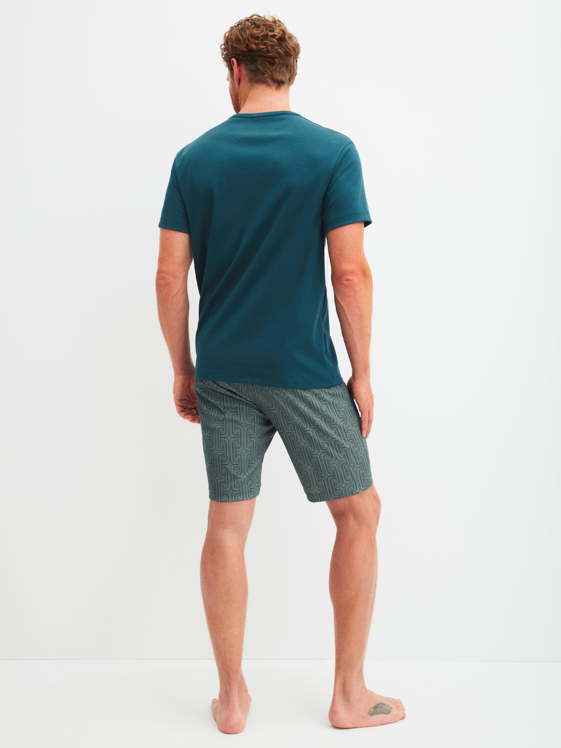 calida-relax-streamline-kurz-pyjama-herren-kurzarm-baumwolle image 3