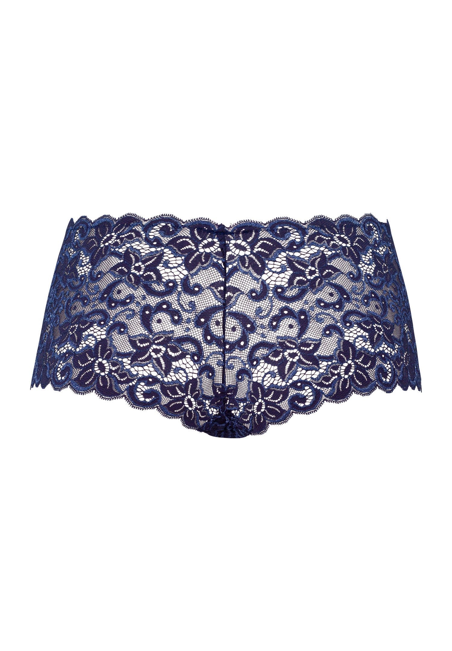 hanro-moments-full-brief-slip-deep-navy-spitze image 3