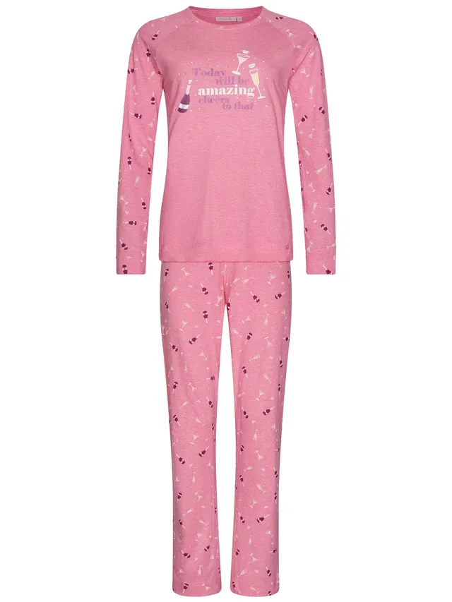 rebelle-cin-cin-pyjama-rosa-gr-38-champagner-print image 1