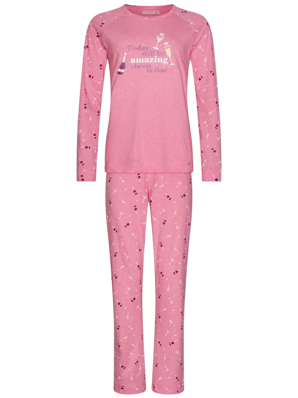 rebelle-cin-cin-pyjama-rosa-gr-38-champagner-print image 1