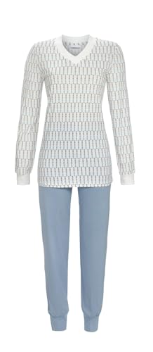 ringella-women-men-damen-pyjama-interlock-baumwolle-v-ausschnitt image 3