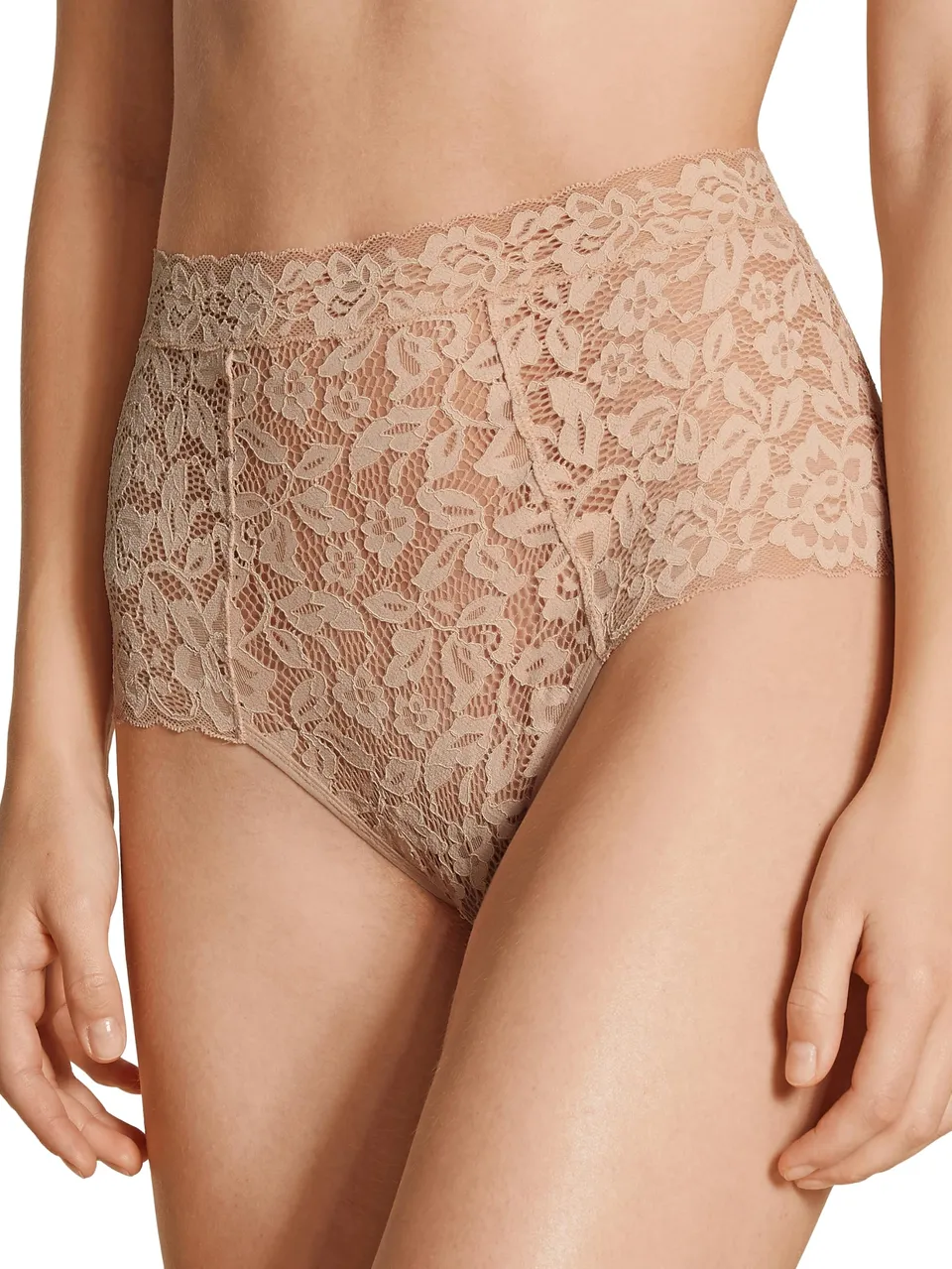 calida-natural-comfort-lace-slip-damen-schwarz-44-46-high-waist image 1
