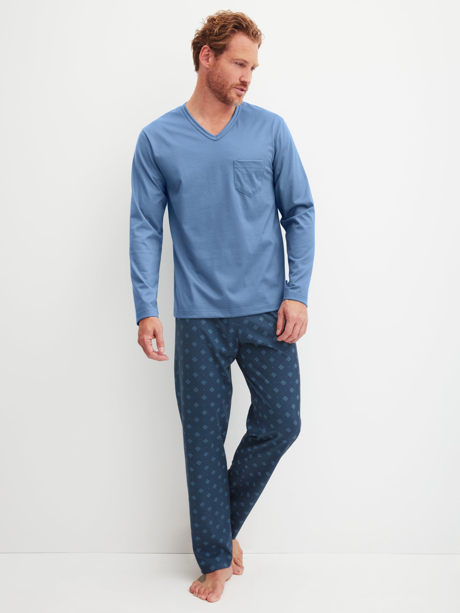 calida-favourites-sleep-herren-pyjama-kurz-gr-e-50-baumwolle image 3