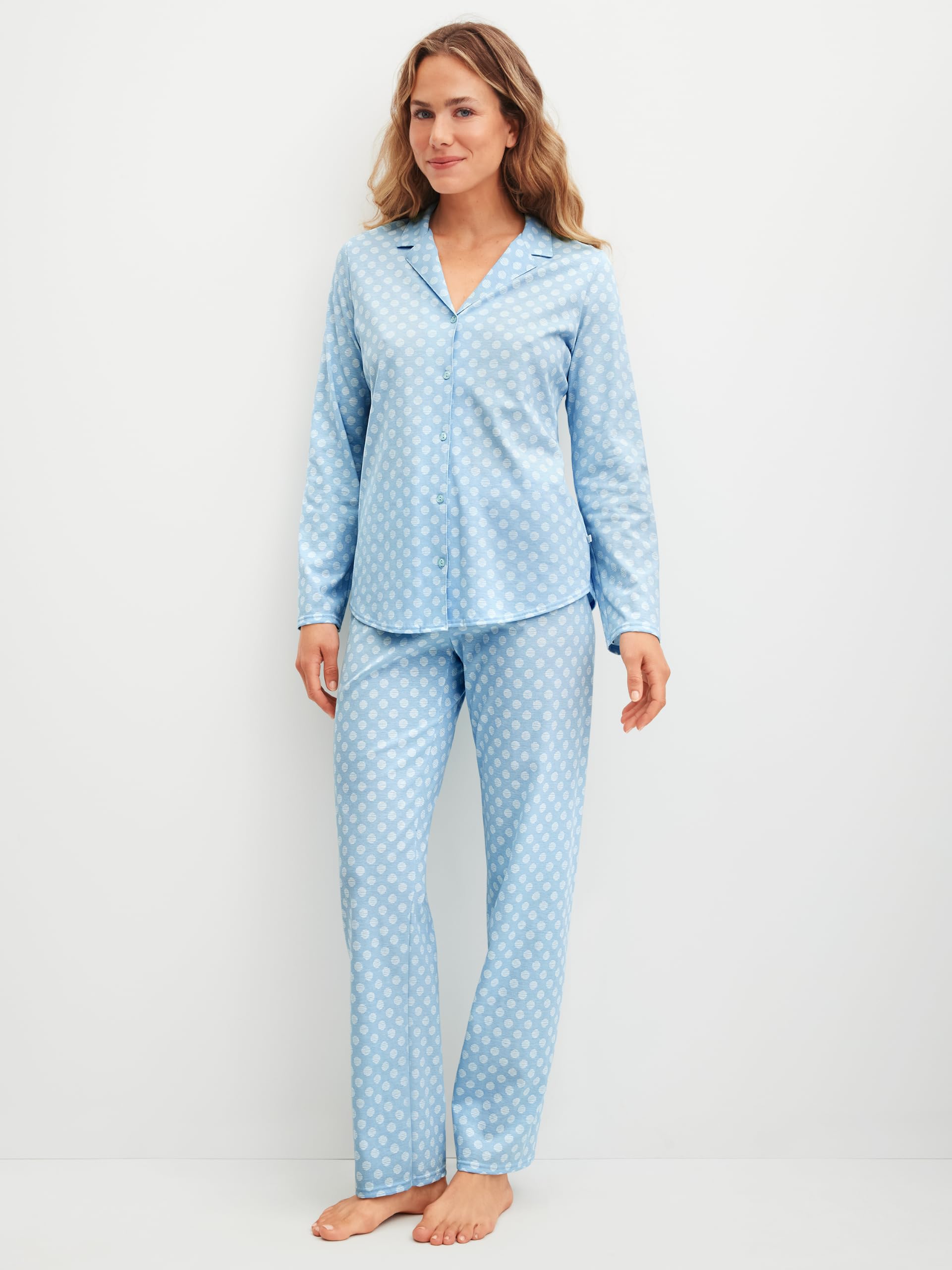 calida-lovely-nights-pyjama-damen-pyjamaset-44-46-baumwolle image 3