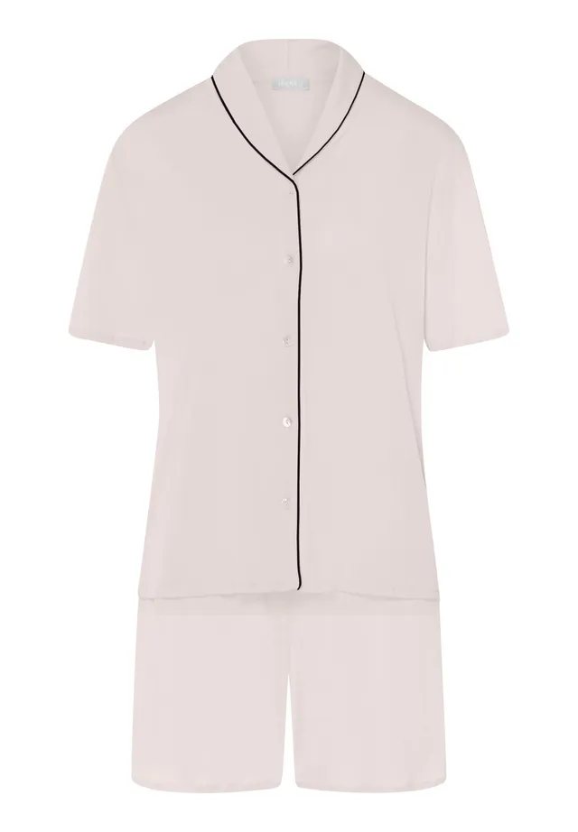 hanro-natural-comfort-pyjama-damen-tencel-almond image 1