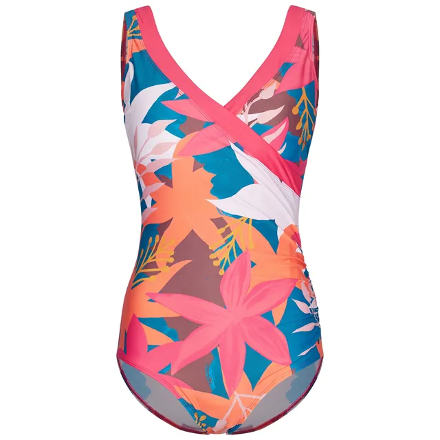 pastunette-beach-rugged-flower-badeanzug-rot-mit-soft-cups image 1