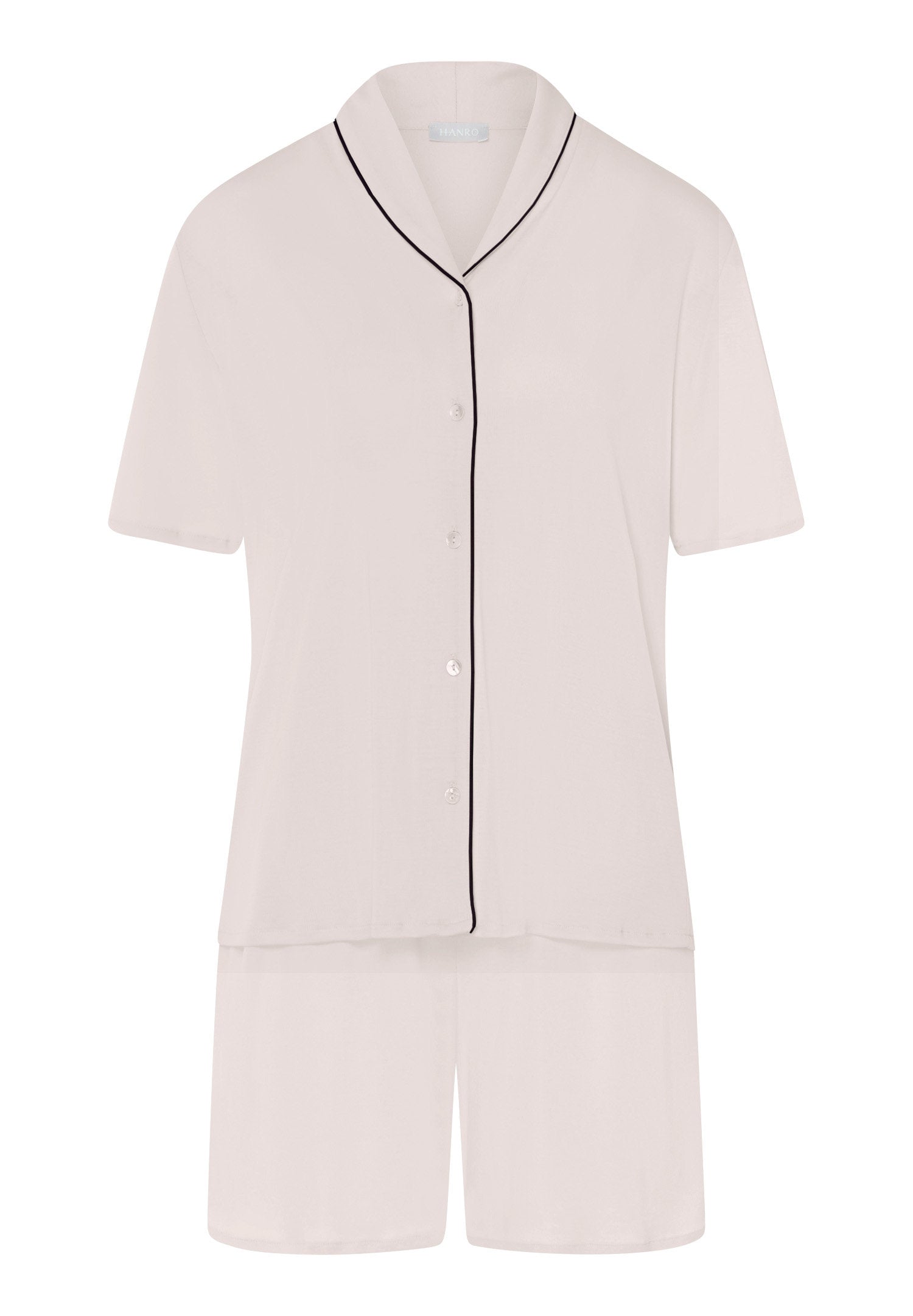 hanro-natural-comfort-pyjama-damen-tencel-almond image 1