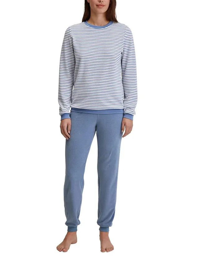 calida-soft-cotton-b-ndchenpyjama-damen-frottee-pearl-blush image 1