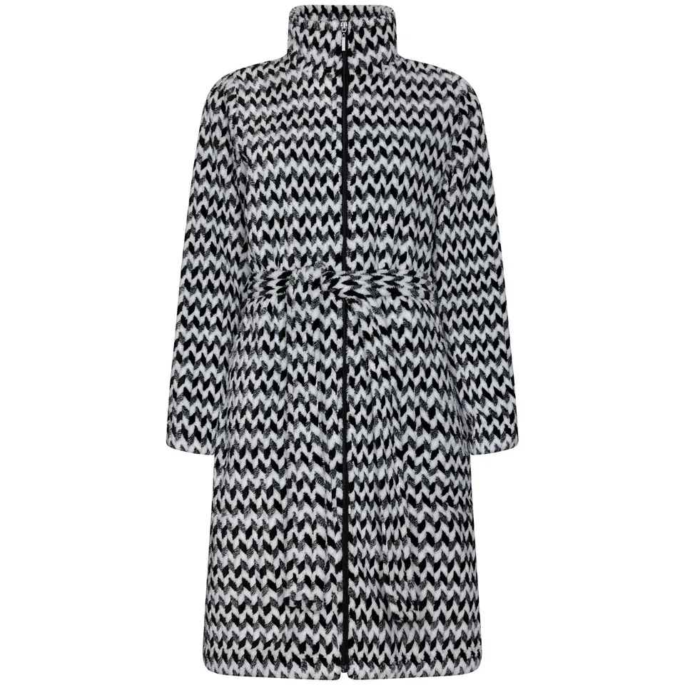 pastunette-premium-morgenmantel-schwarz-fleece-damen image 1