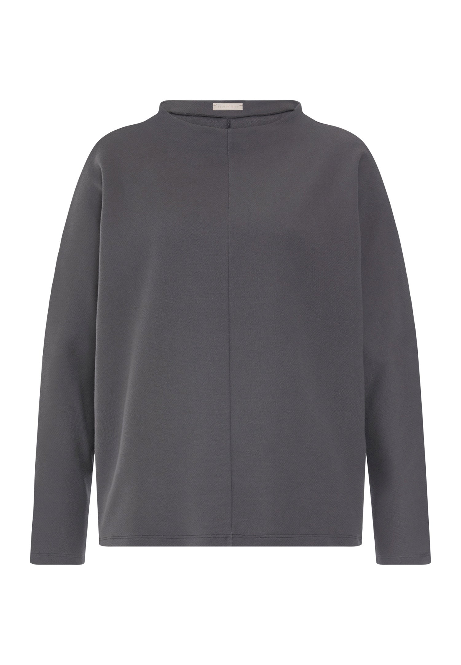 hanro-easy-wear-pullover-078929-dark-sesame-baumwolle image 1