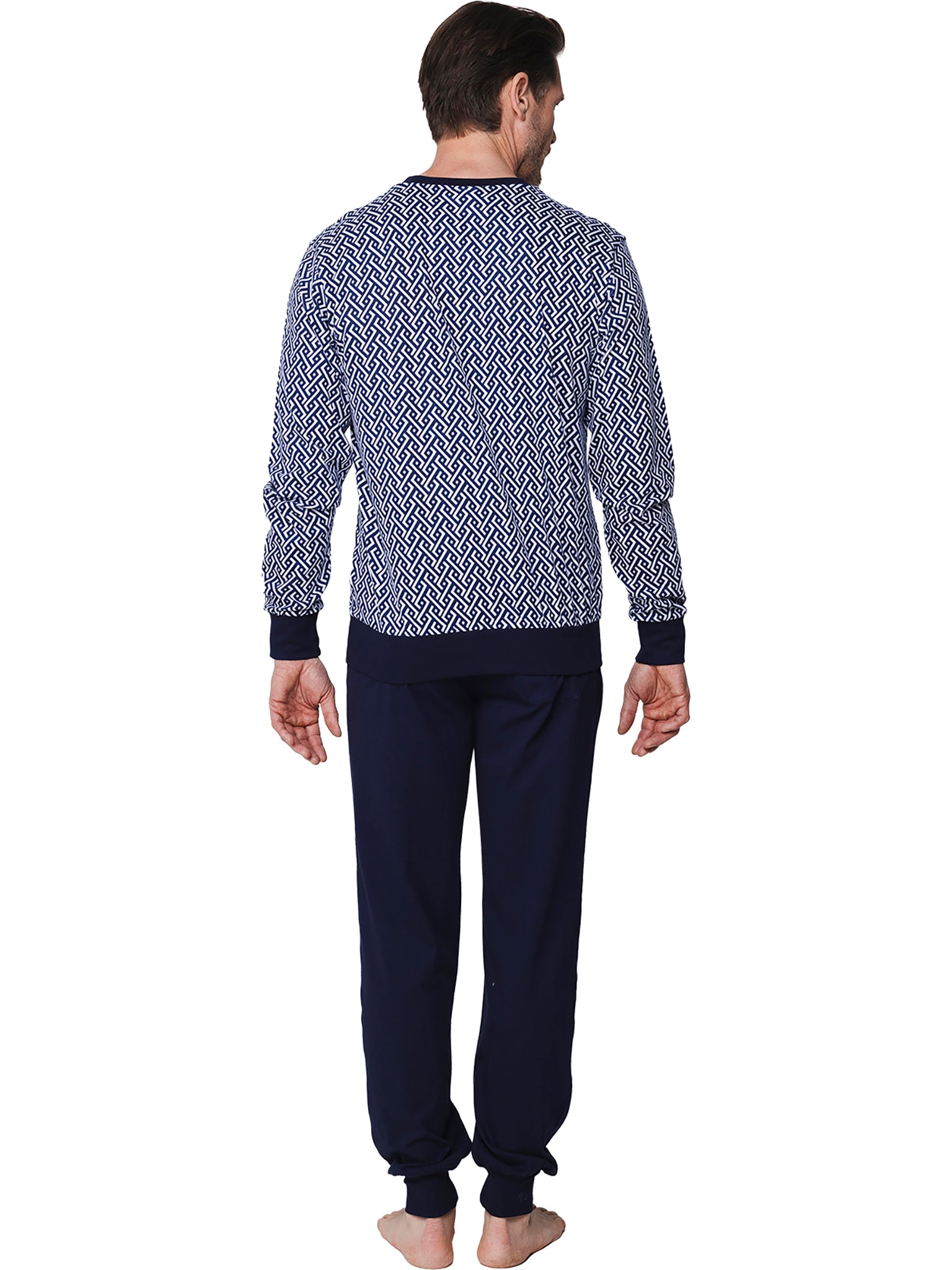 pastunette-blue-motion-pyjama-dunkelblau-baumwolle image 4