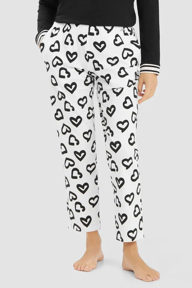 r-sch-be-happy-7-8-hose-pyjamahose-wei-herzmuster image 1