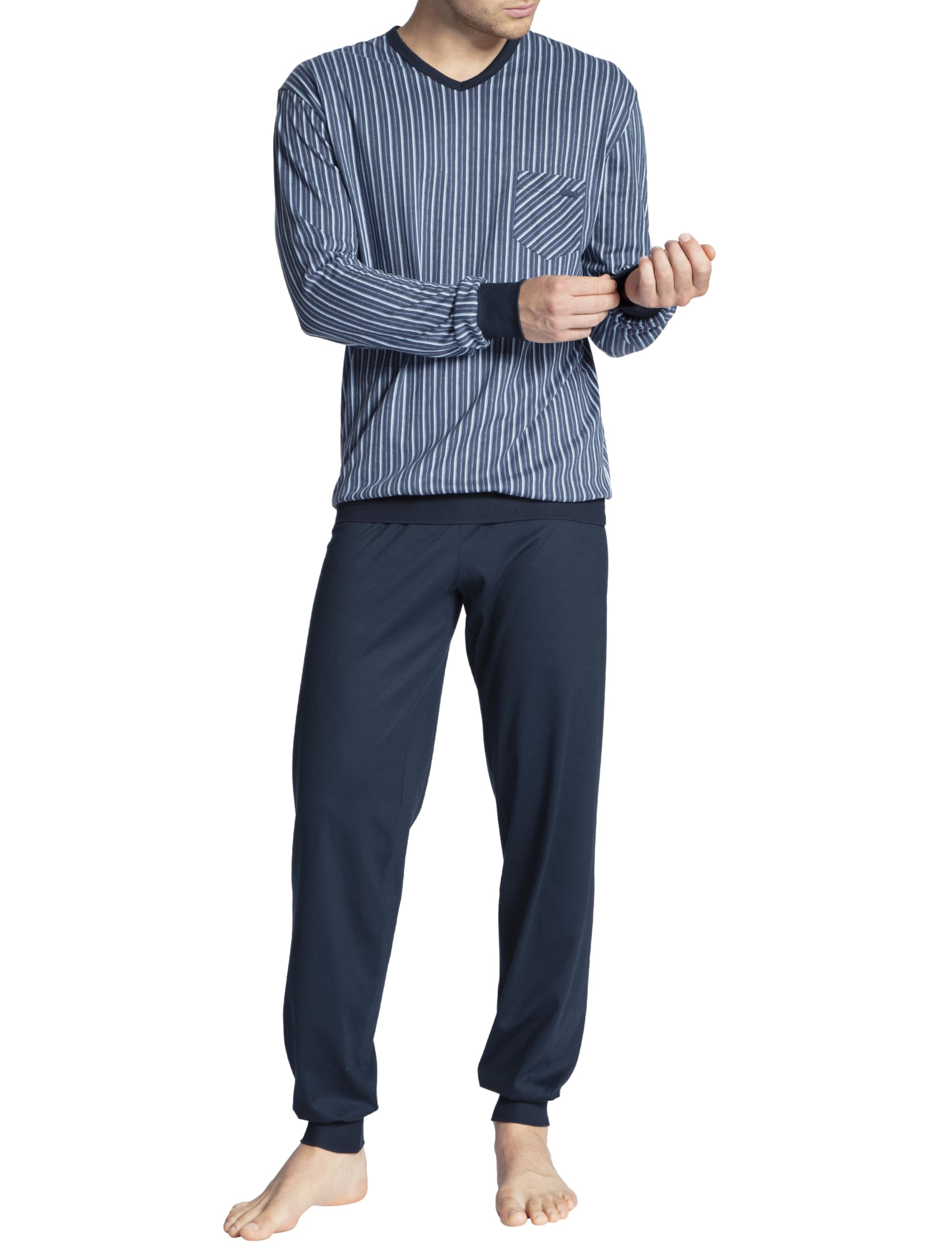 calida-relax-imprint-pyjama-herren-baumwolle-gr-52-54 image 5