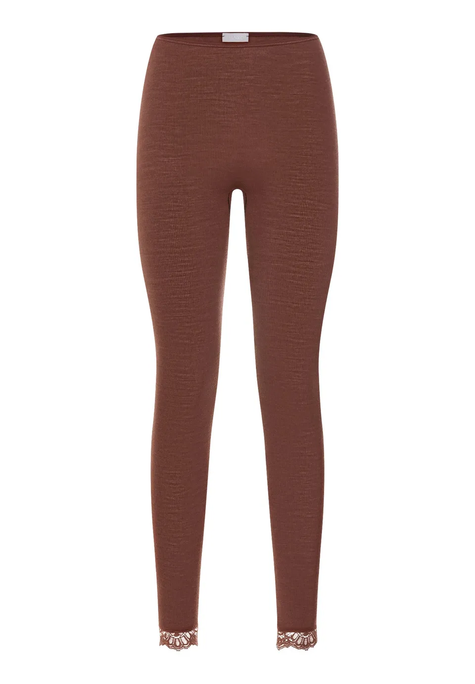 hanro-woolen-lace-leggings-wolle-seide-cinnamon image 1