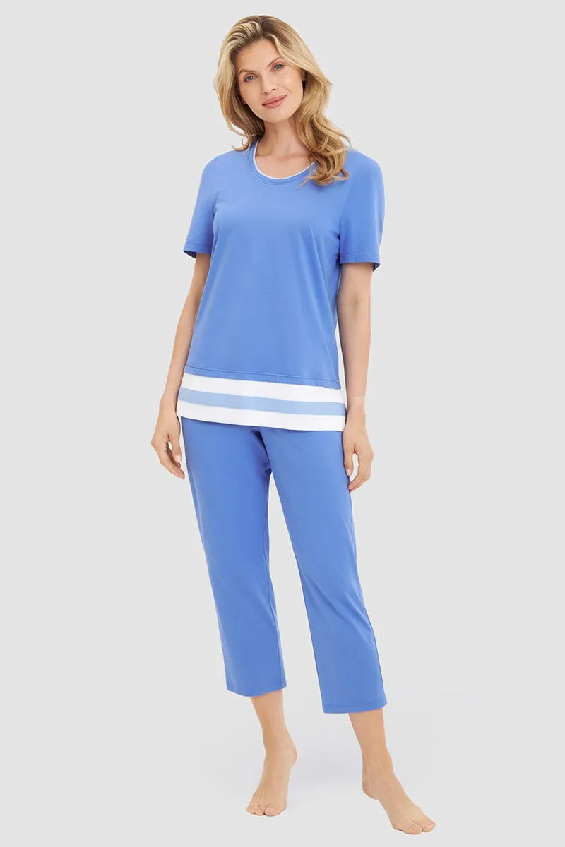 r-sch-be-happy-7-8-pyjama-colourblocking-schlafanzug-blau image 1