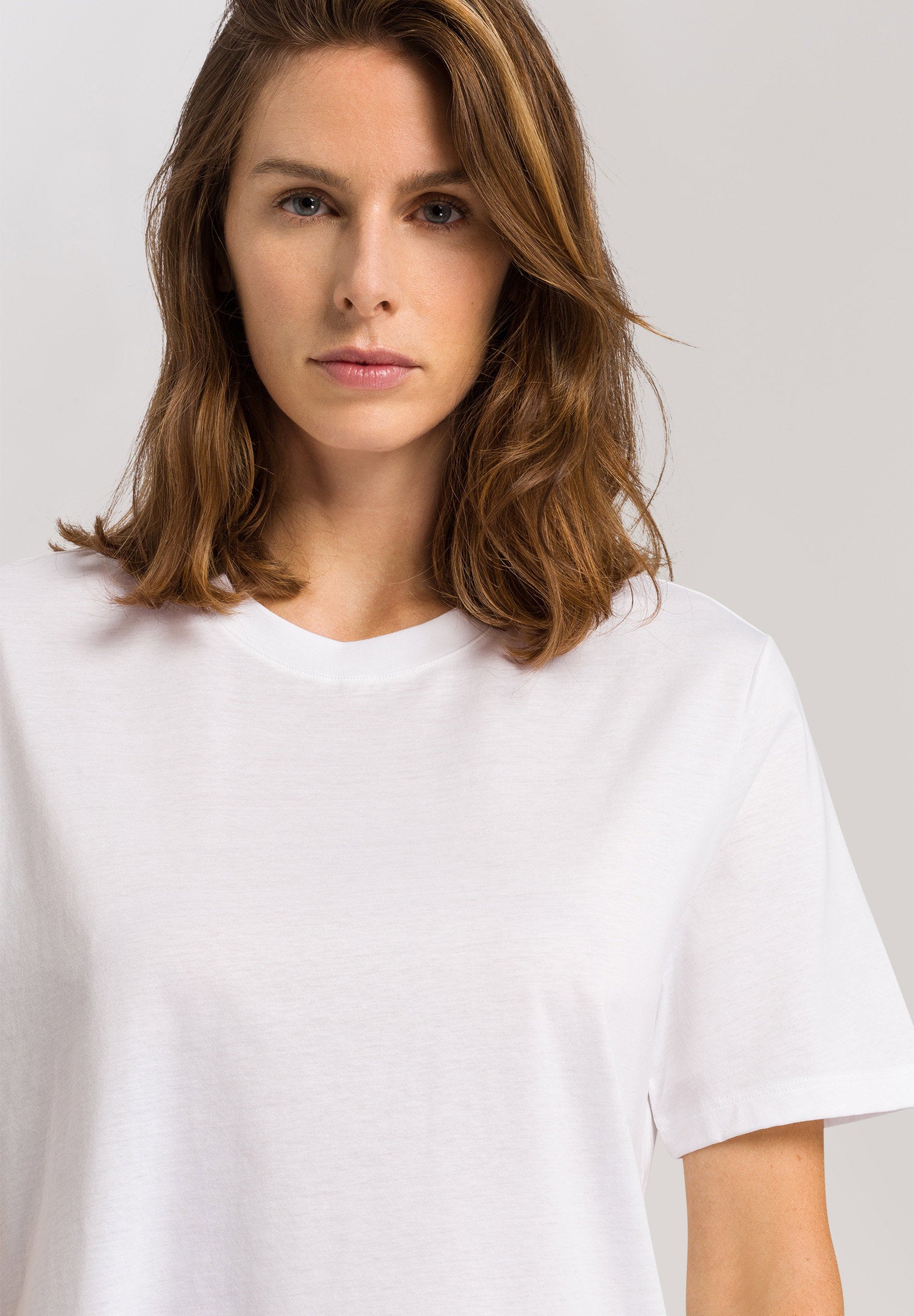 hanro-natural-shirt-t-shirt-wei-bio-baumwolle-kurzarm-damen image 6