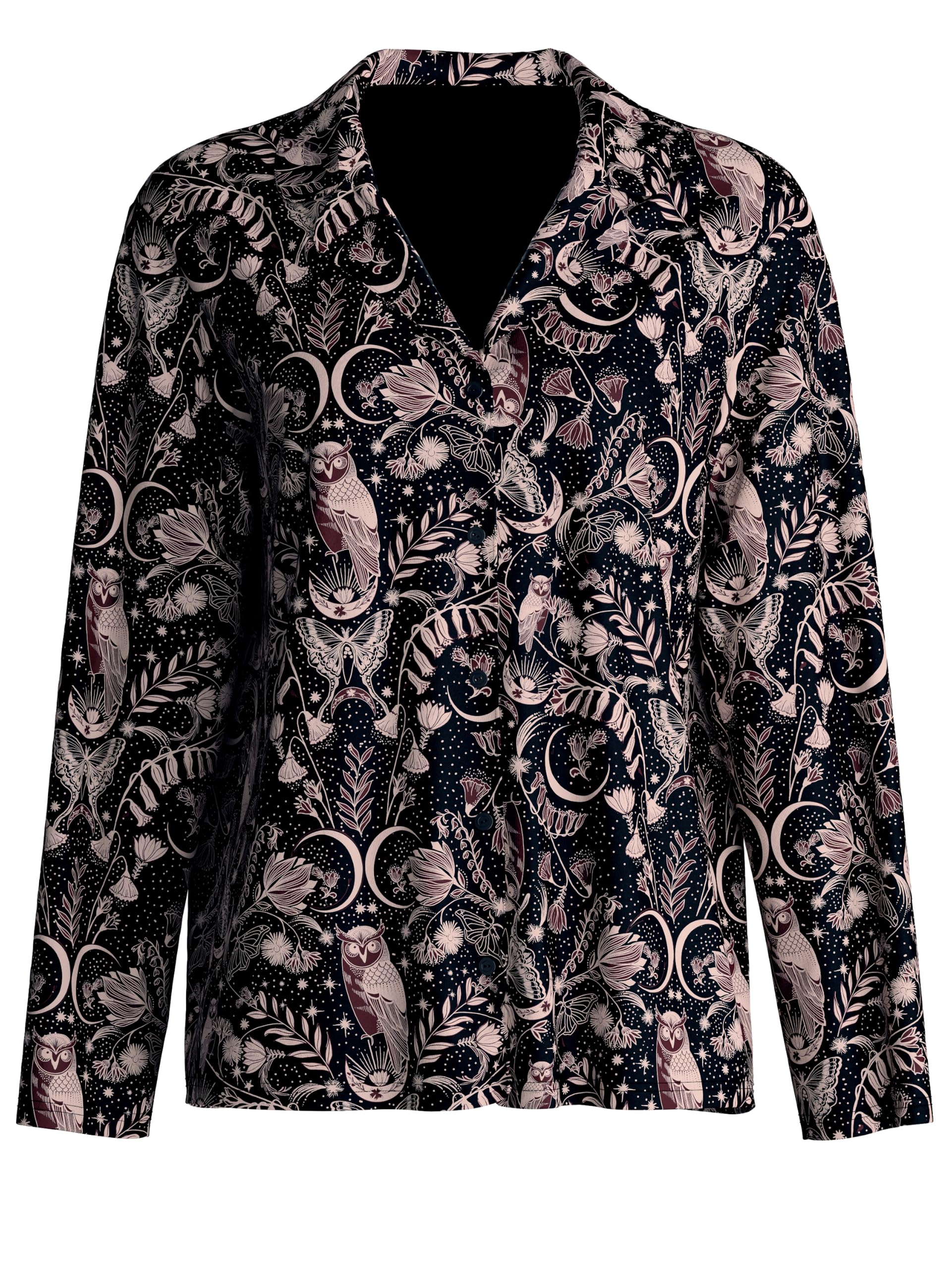 calida-favourites-lounge-langarmshirt-damen-40-42-loungeshirt image 1