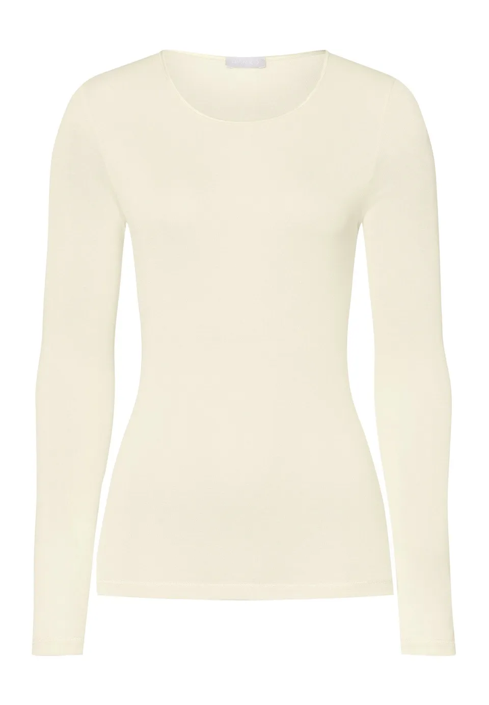 hanro-pure-silk-langarm-shirt-damen-creme-seide image 1