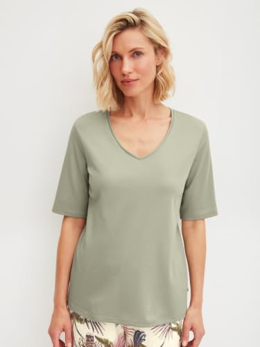 calida-favourites-lounge-damen-t-shirt-kurzarm-tea-green image 8