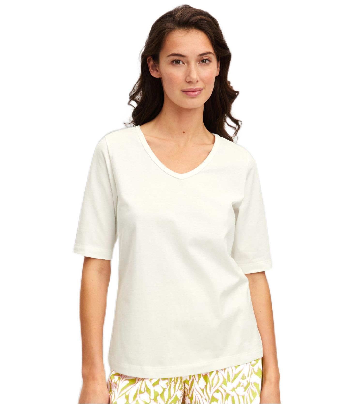 calida-favourites-sleep-t-shirt-damen-almond-brown-kurzarm image 8