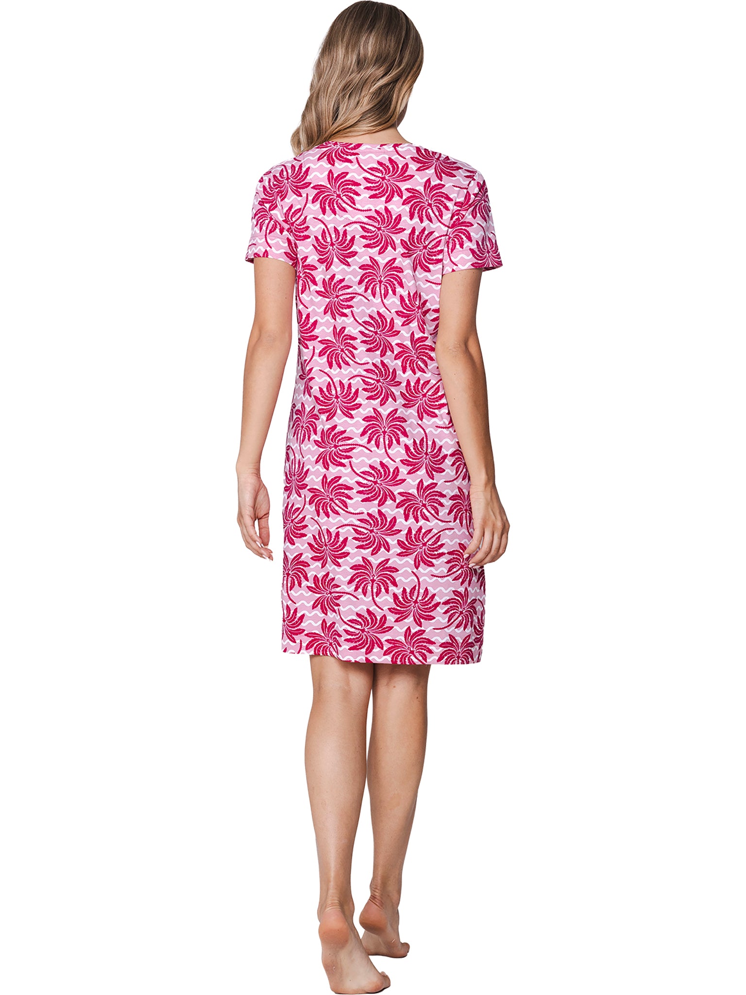 myrebelle-palm-springs-nachthemd-rosa-palmen-bio-baumwolle image 3