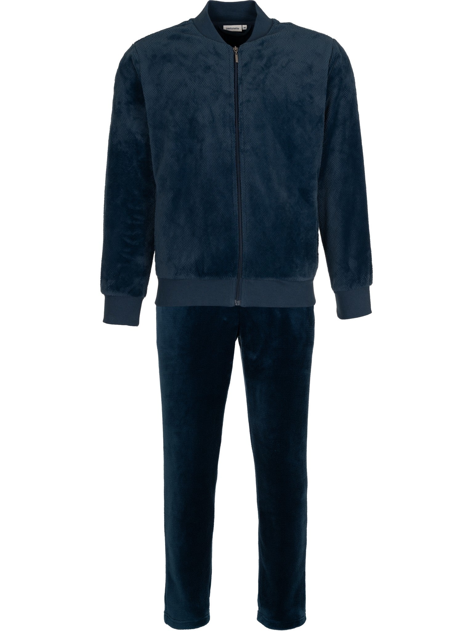 pastunette-blue-comfort-hausanzug-blau-herren-fleece image 2