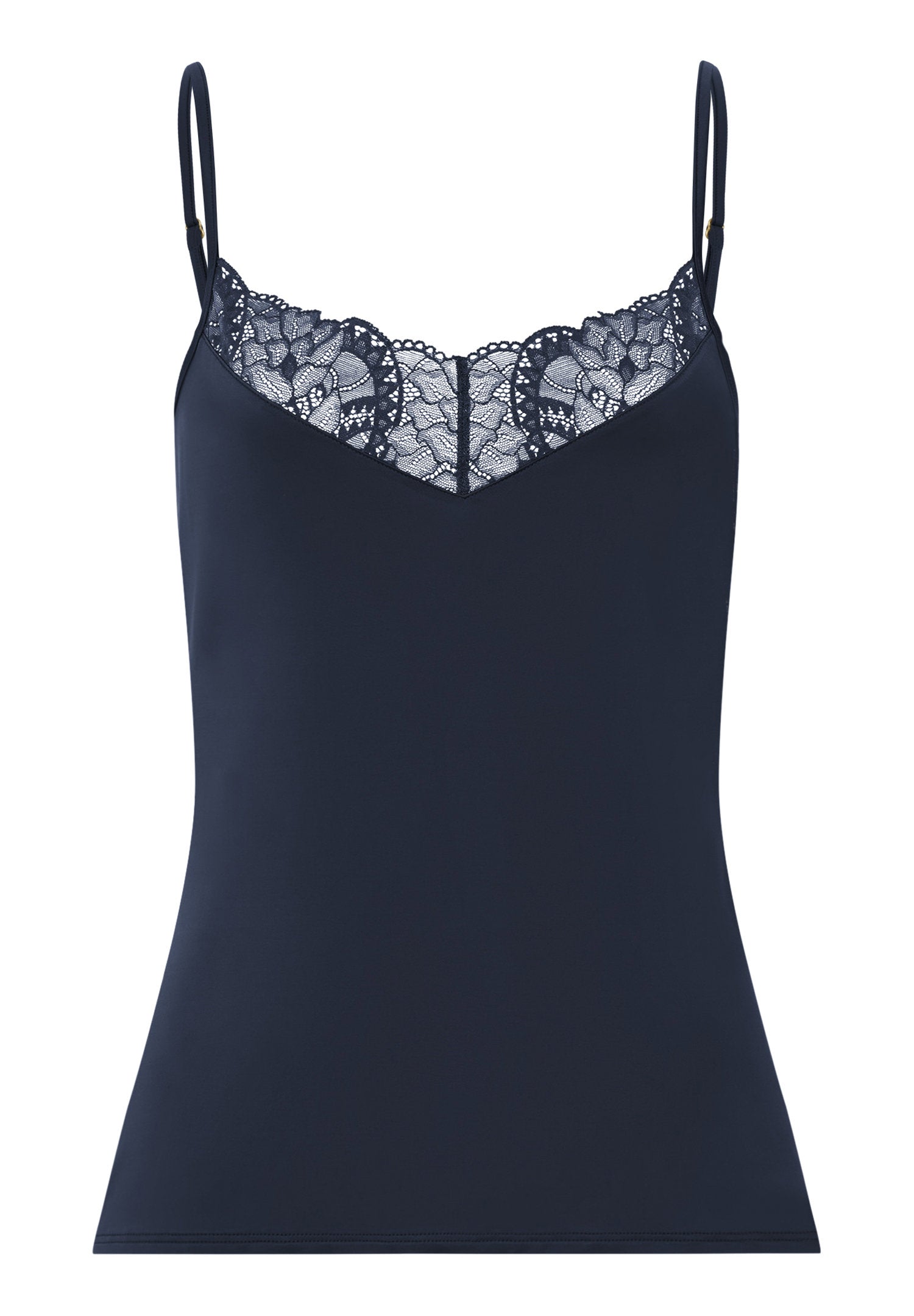 hanro-azelia-spaghetti-top-tr-gertop-deep-navy image 1