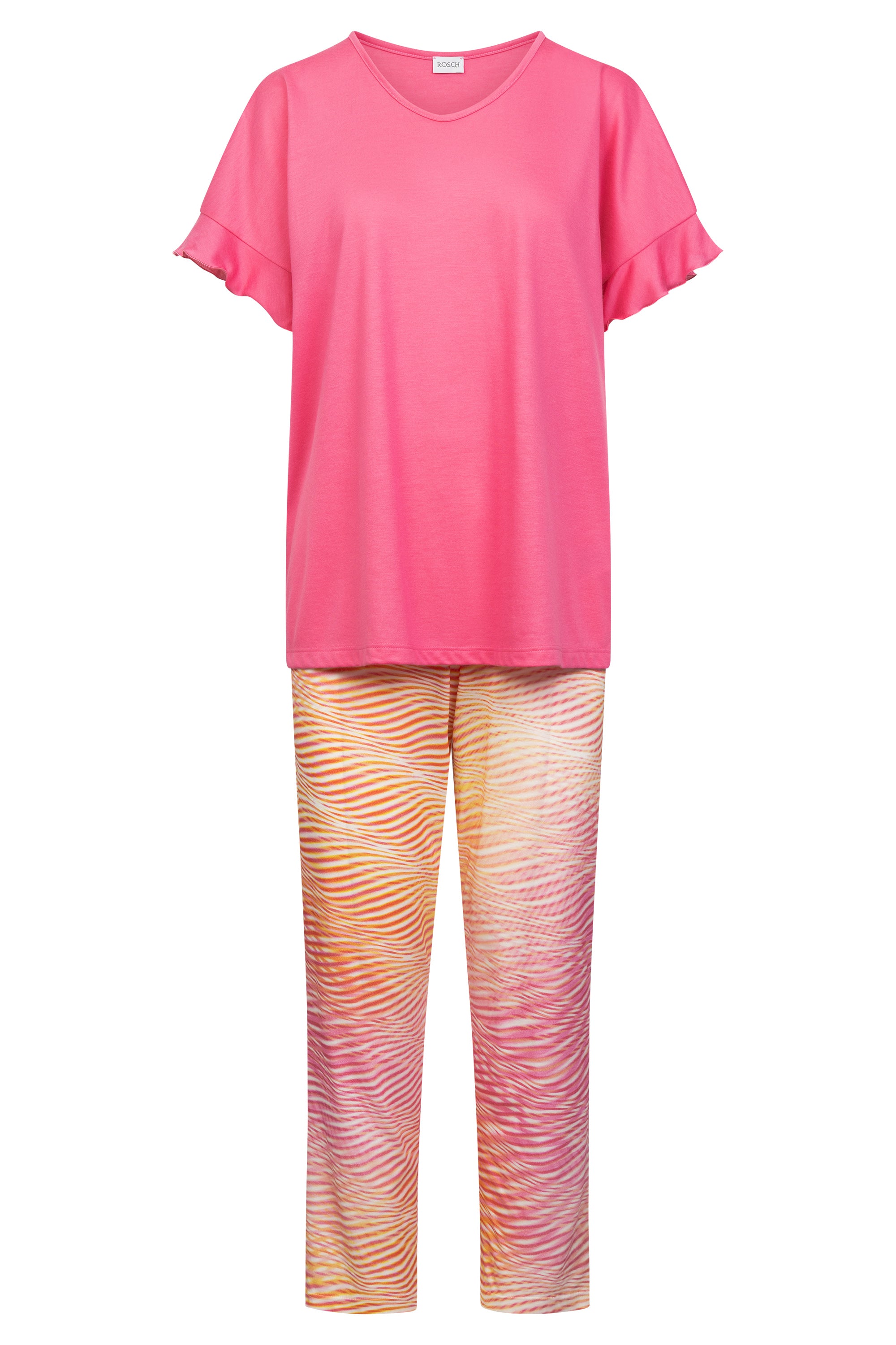 r-sch-be-happy-7-8-pyjama-streifen-pink-baumwolle-modal image 2