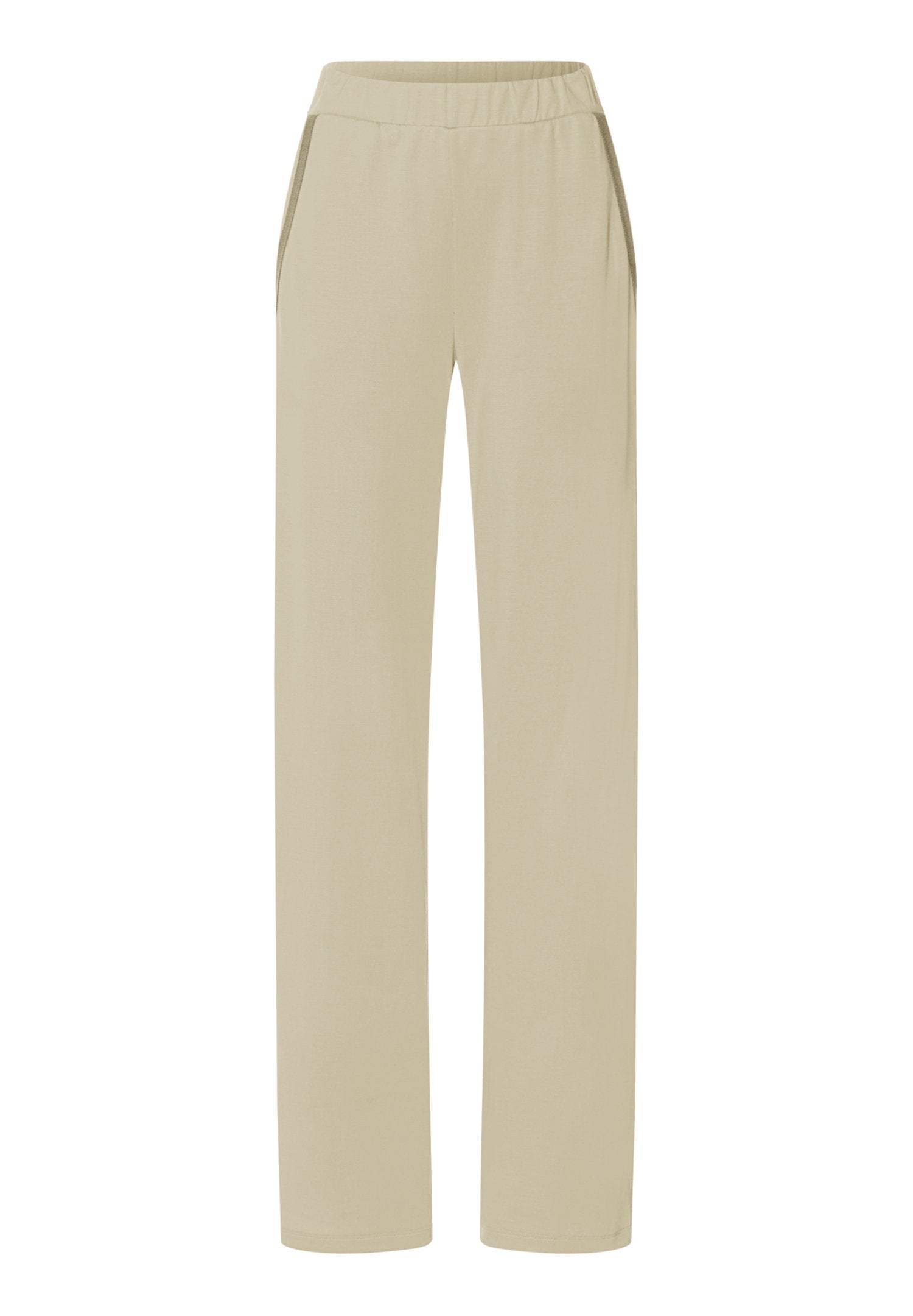 hanro-pure-comfort-long-pants-damenhose-olive-stem-tencel image 1