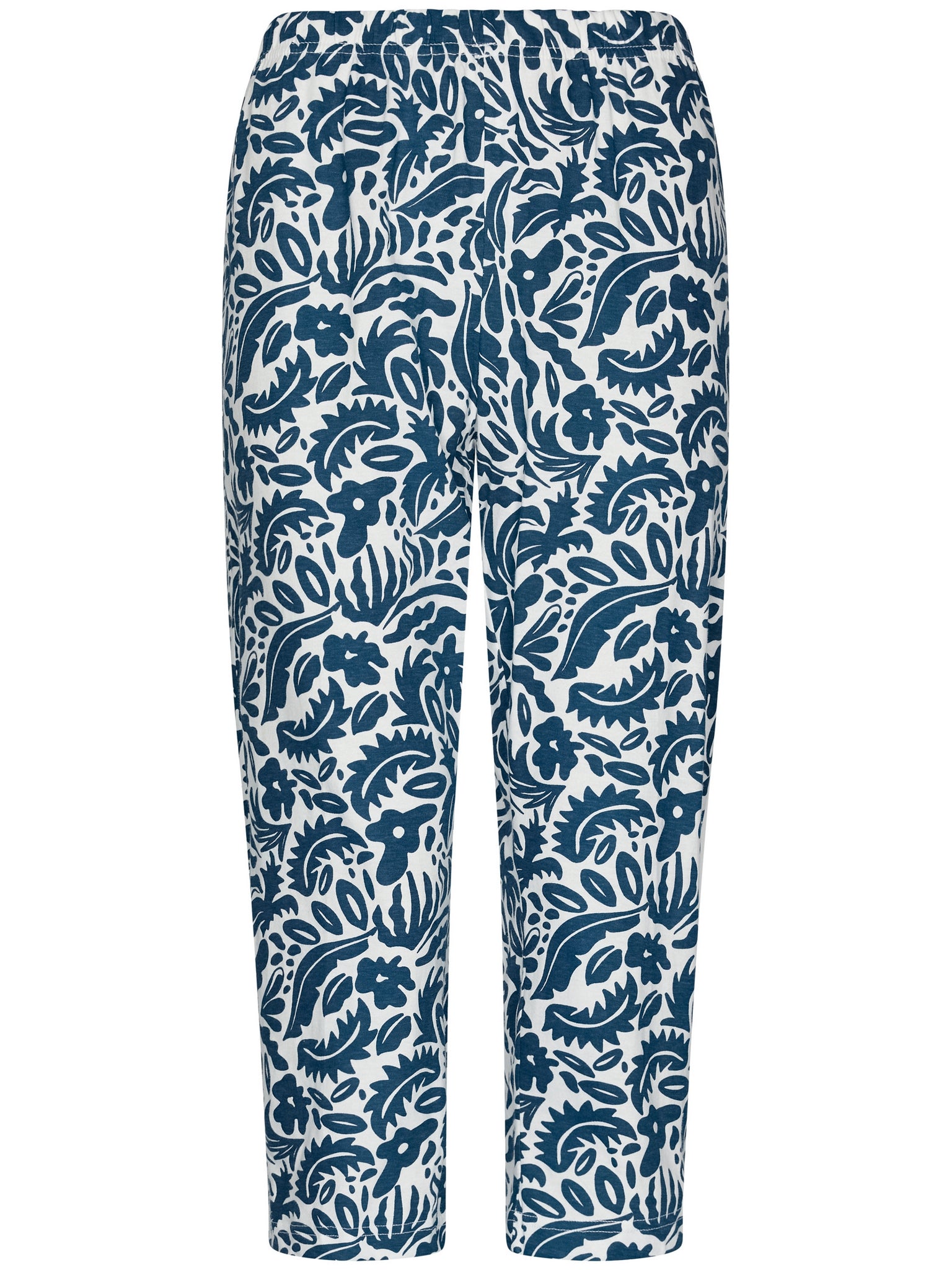 pastunette-blue-bloom-pyjama-damen-blau-bio-baumwolle image 2