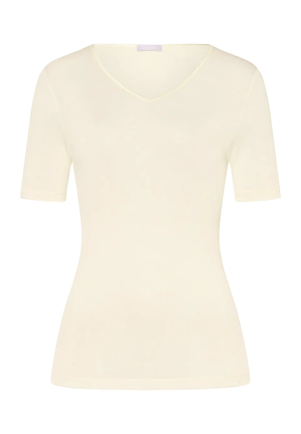 hanro-pure-silk-shirt-t-shirt-pale-cream-100-seide image 1