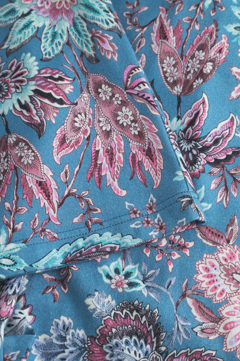 r-sch-be-happy-pyjamahose-lang-blau-ornamentdruck-weit image 7