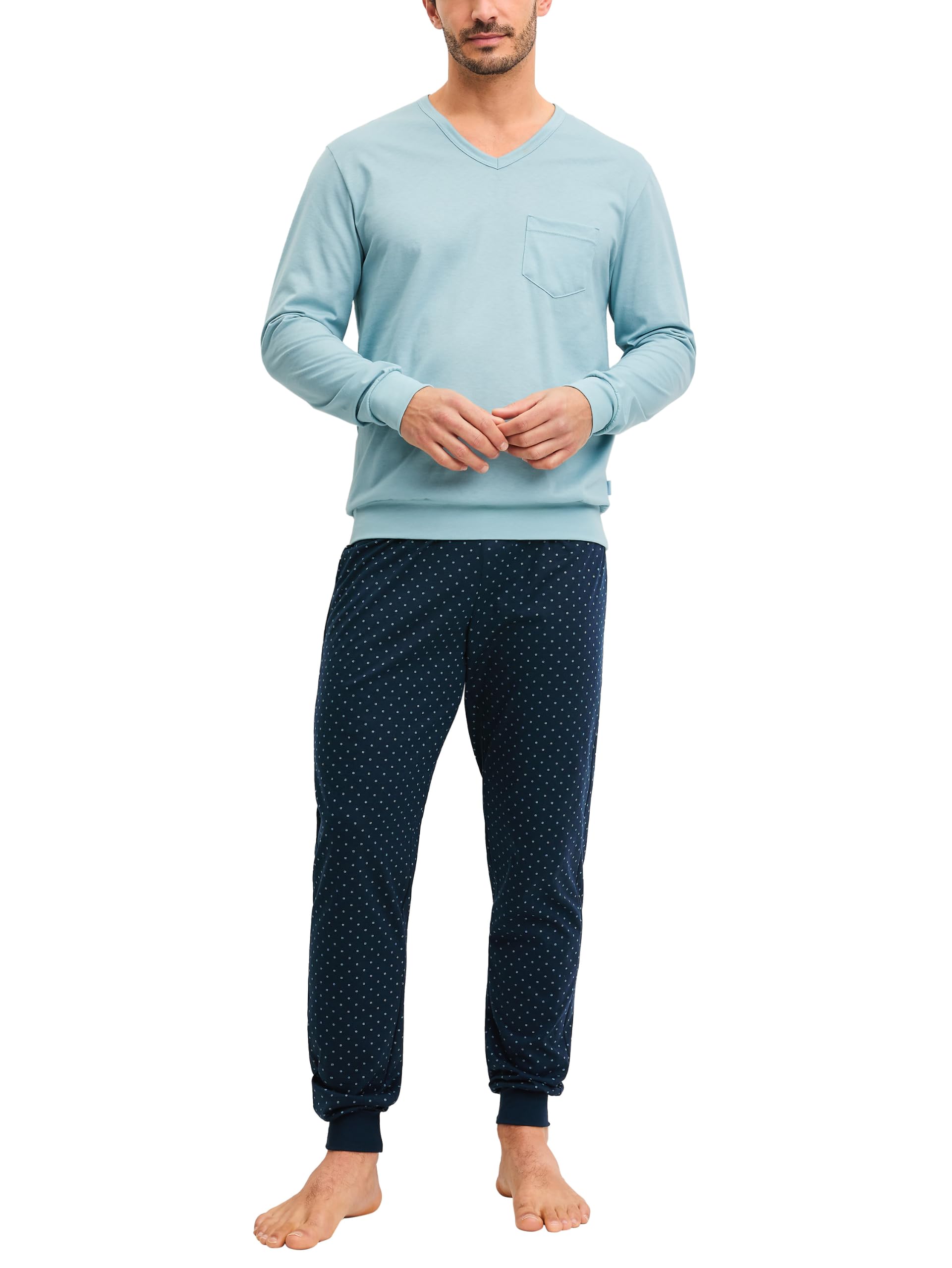 calida-relax-imprint-pyjama-herren-50-mit-b-ndchen image 5