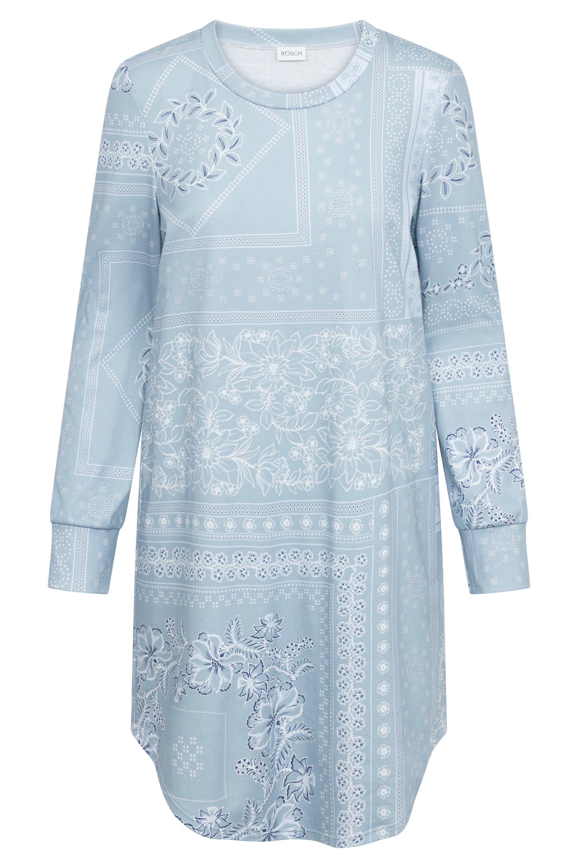 r-sch-be-happy-nachthemd-mini-blau-bandana-baumwolle image 2