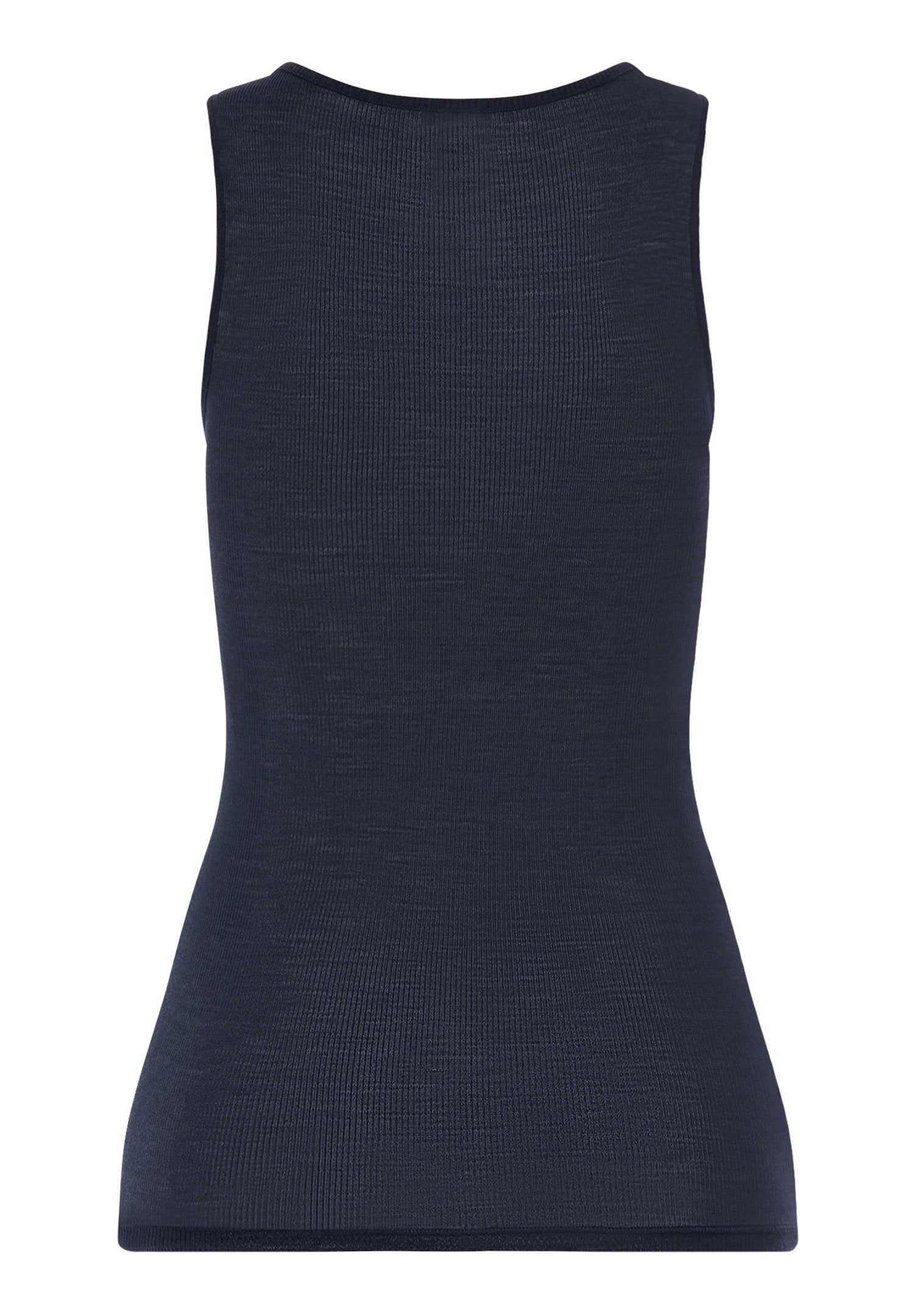 hanro-woolen-lace-tank-top-unterhemd-deep-navy-wolle-seide image 4