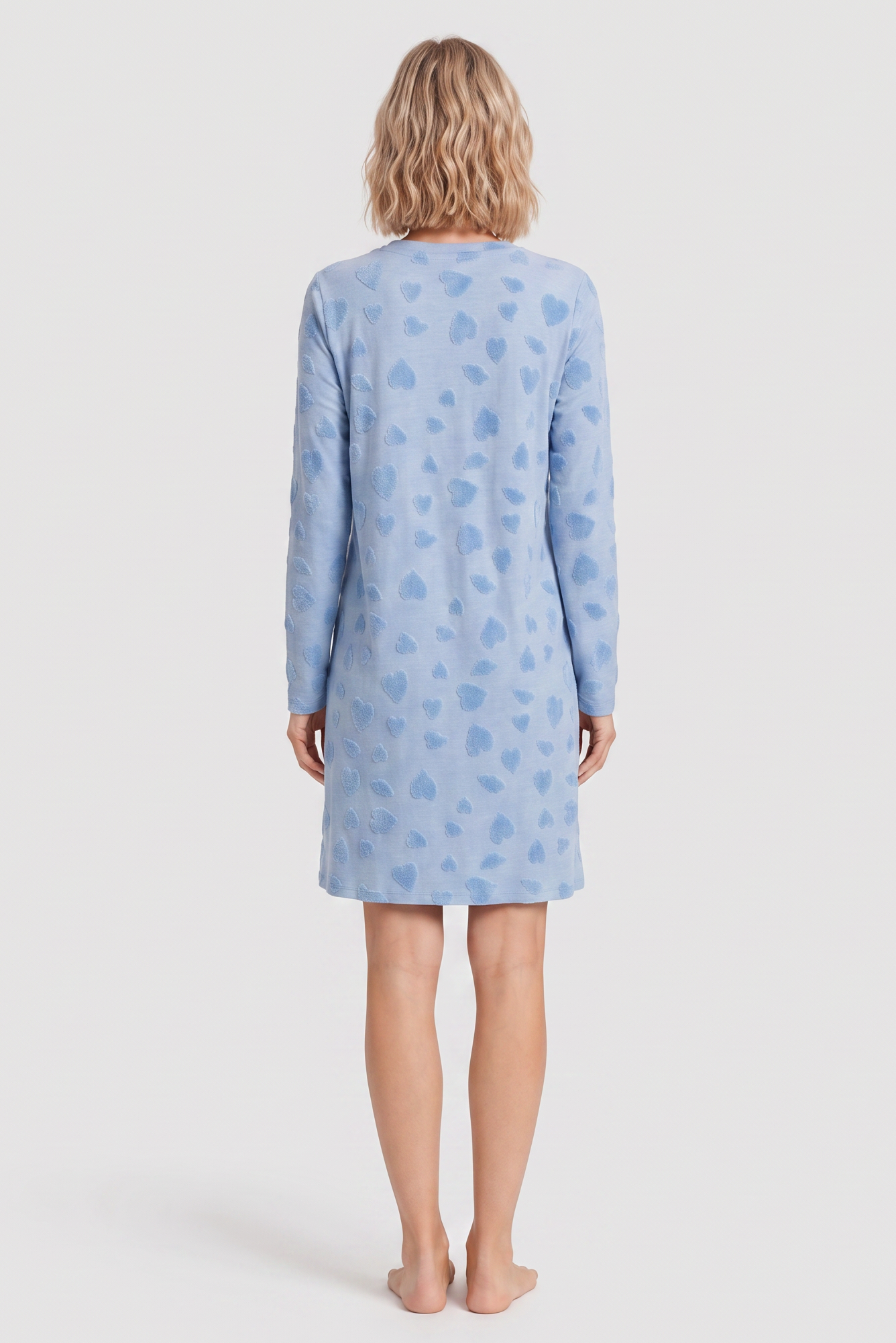 r-sch-be-happy-hauskleid-knielang-blau-frottee image 3