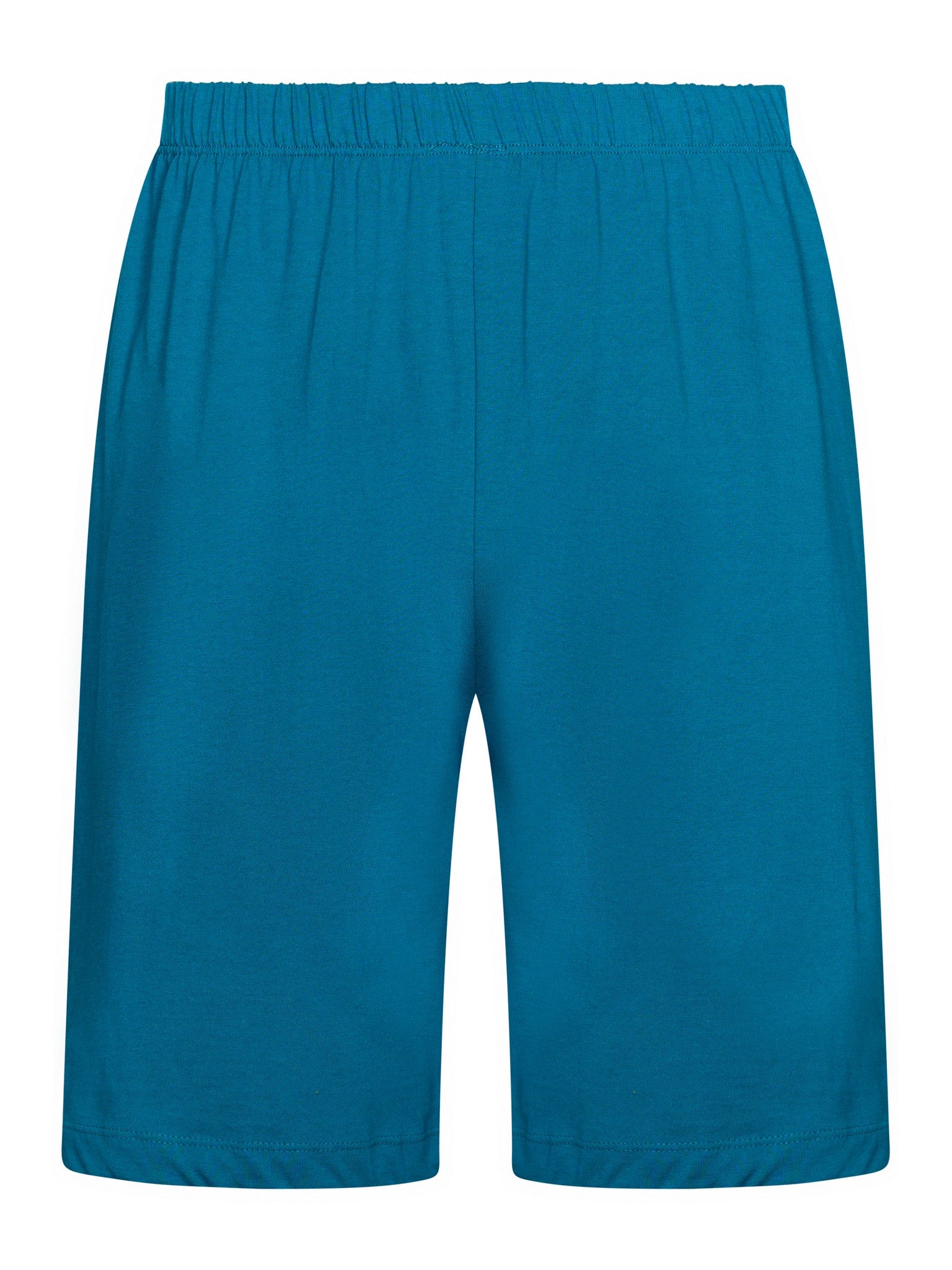 pastunette-ocean-flower-shorty-herren-pyjama-blau-baumwolle image 2
