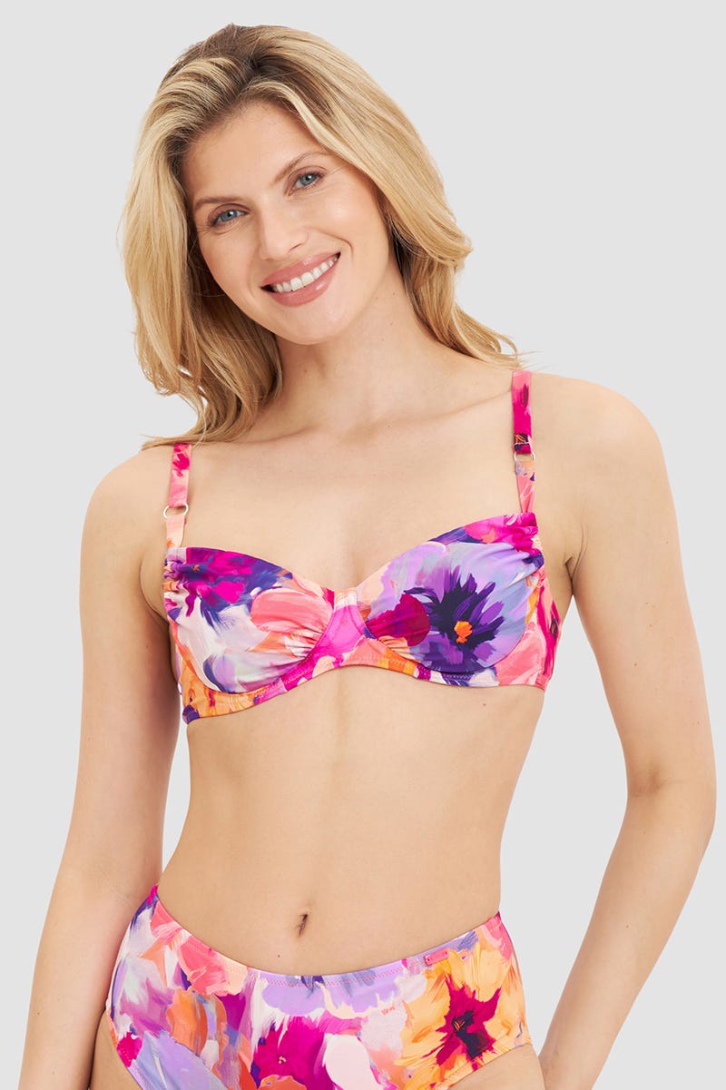 r-sch-be-happy-bikini-top-blumendruck-bikini-mehrfarbig-recycelt image 1
