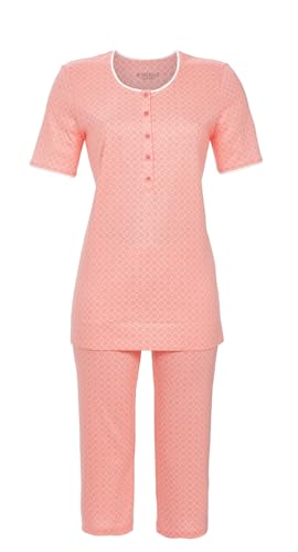 ringella-women-schlafanzug-capri-helle-koralle-gr-36-kurzarm image 6