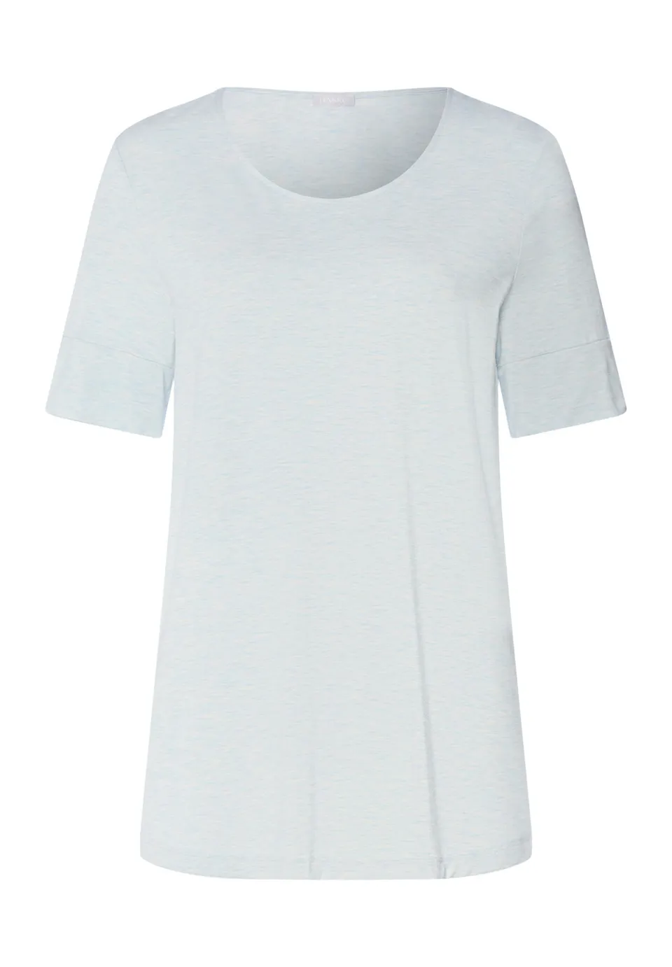 hanro-natural-elegance-shirt-pyjamaoberteil-watery-blue-viskose image 1