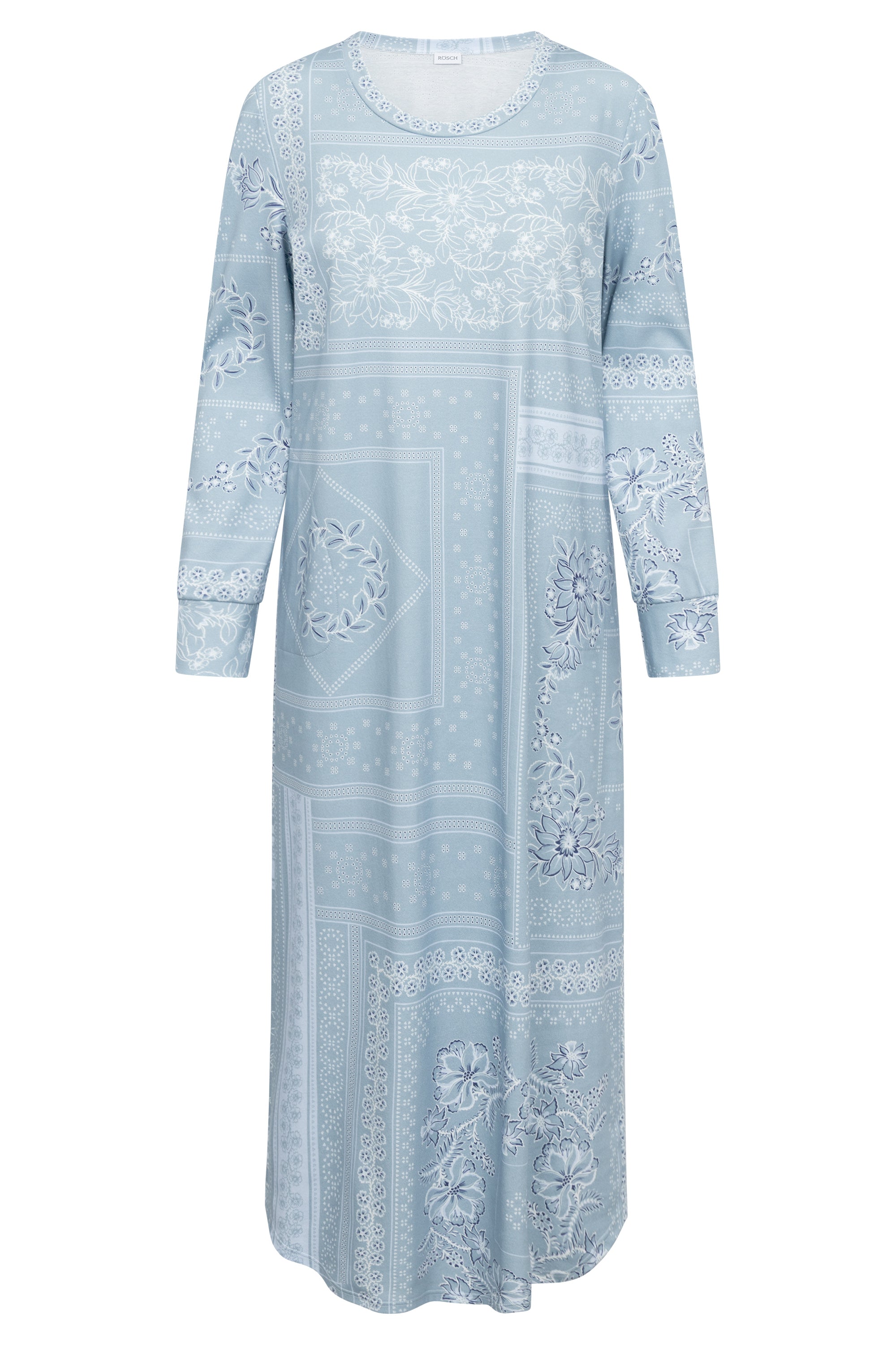 r-sch-be-happy-nachthemd-maxi-blau-bandana-print image 2
