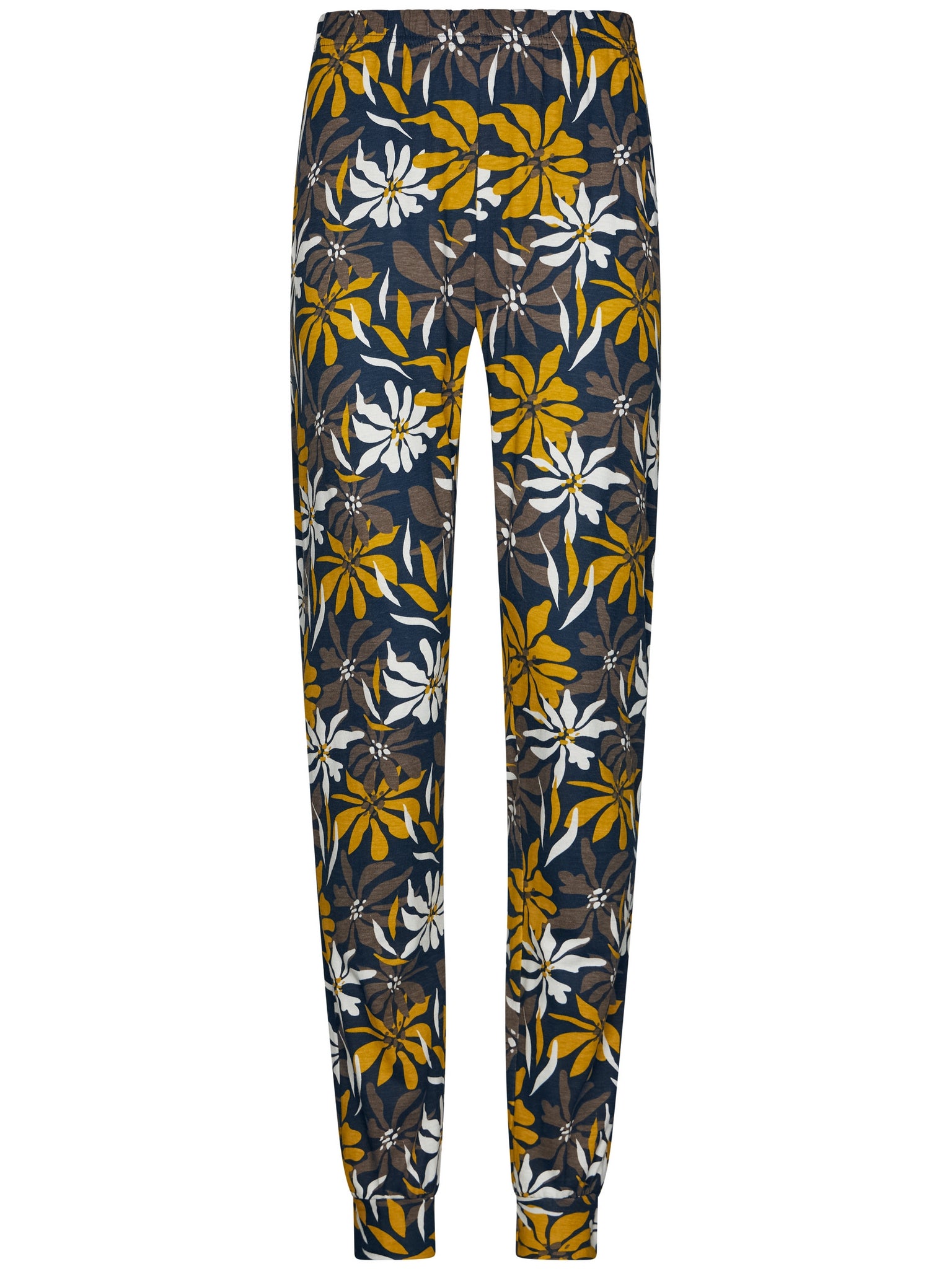 pastunette-moonlite-pyjama-ockerblau-blumen-baumwoll-modal image 2