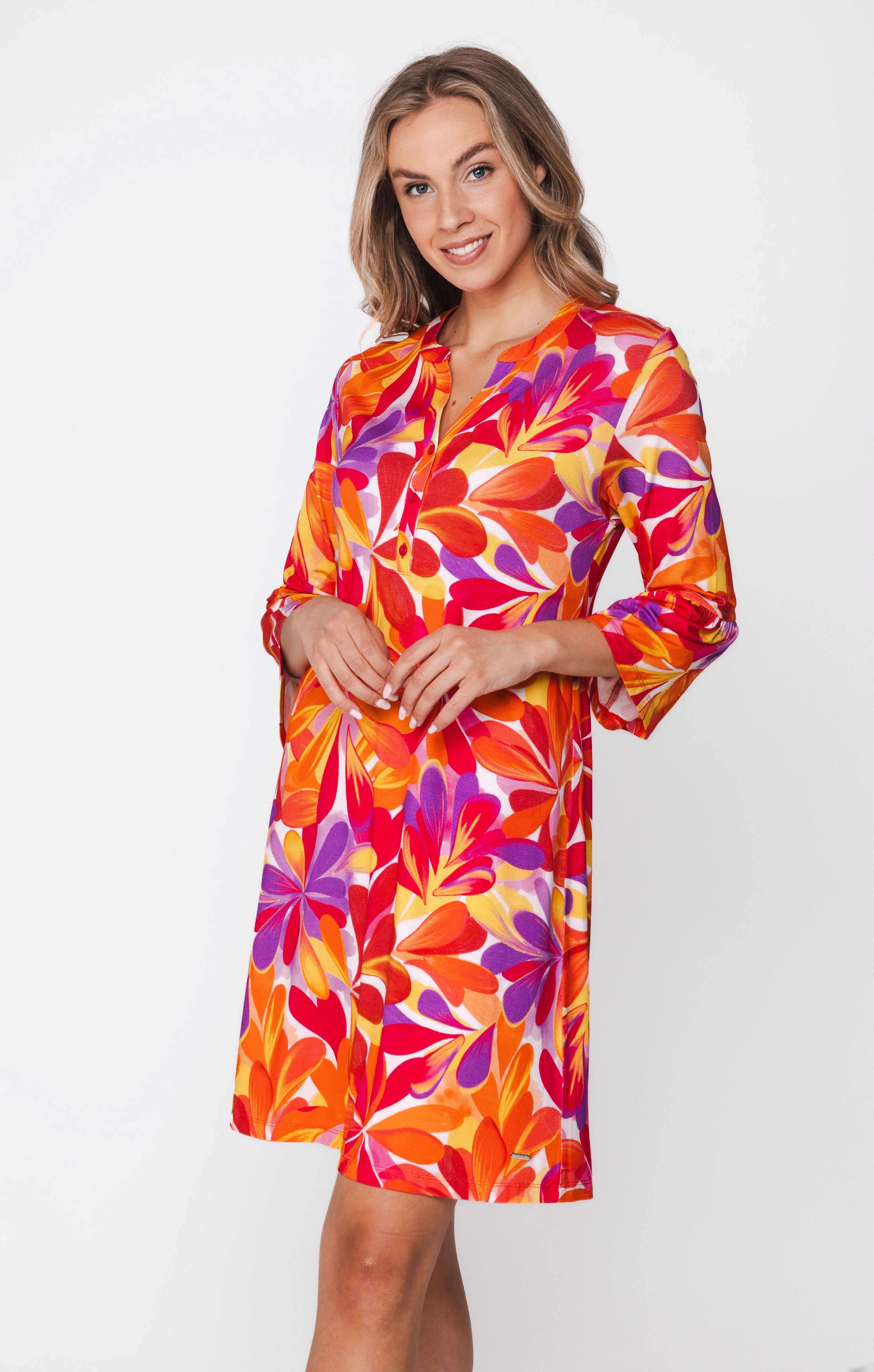 pastunette-tropic-oasis-hauskleid-multi-viskose-97-cm image 4